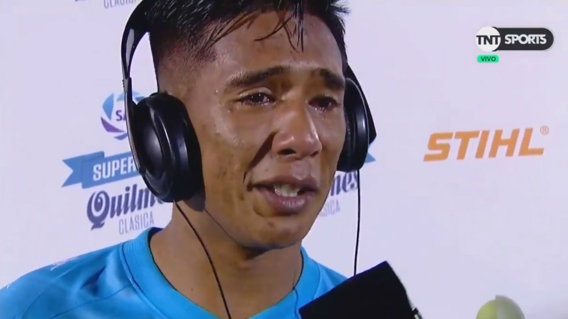 CAPTURA Zaracho emocionado llanto Tigre Racing Superliga 31032019