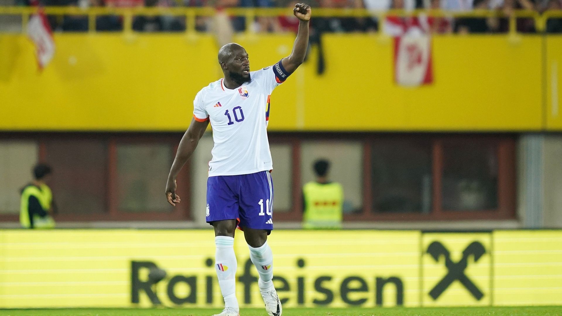 Romelu Lukaku Austria Belgium 13102023