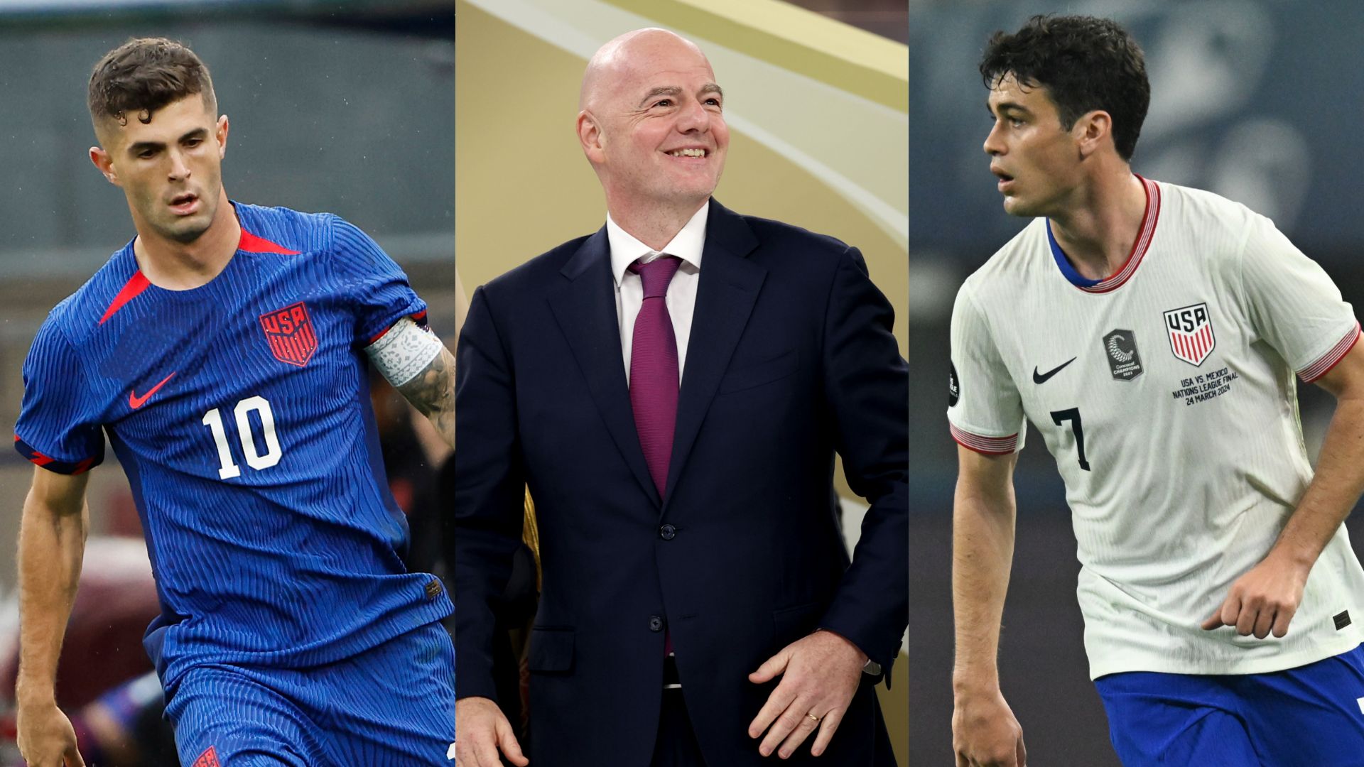 Pulisic Infantino Reyna