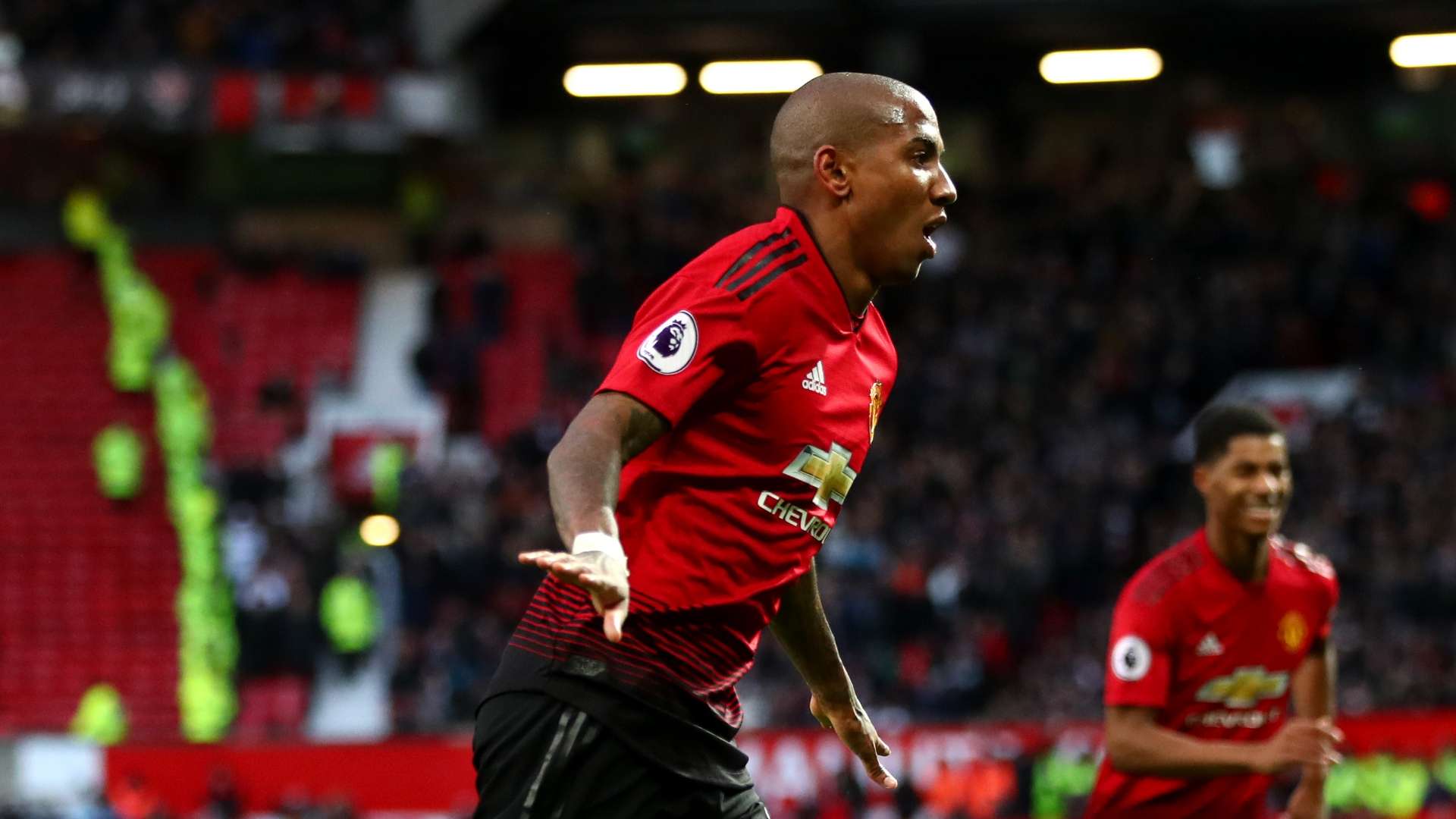 Ashley Young Manchester United Fulham