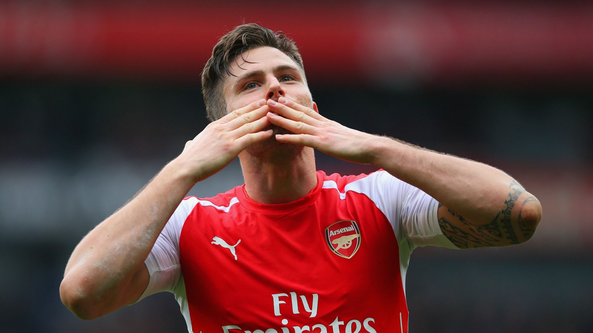 Olivier Giroud Arsenal Liverpool 04042015