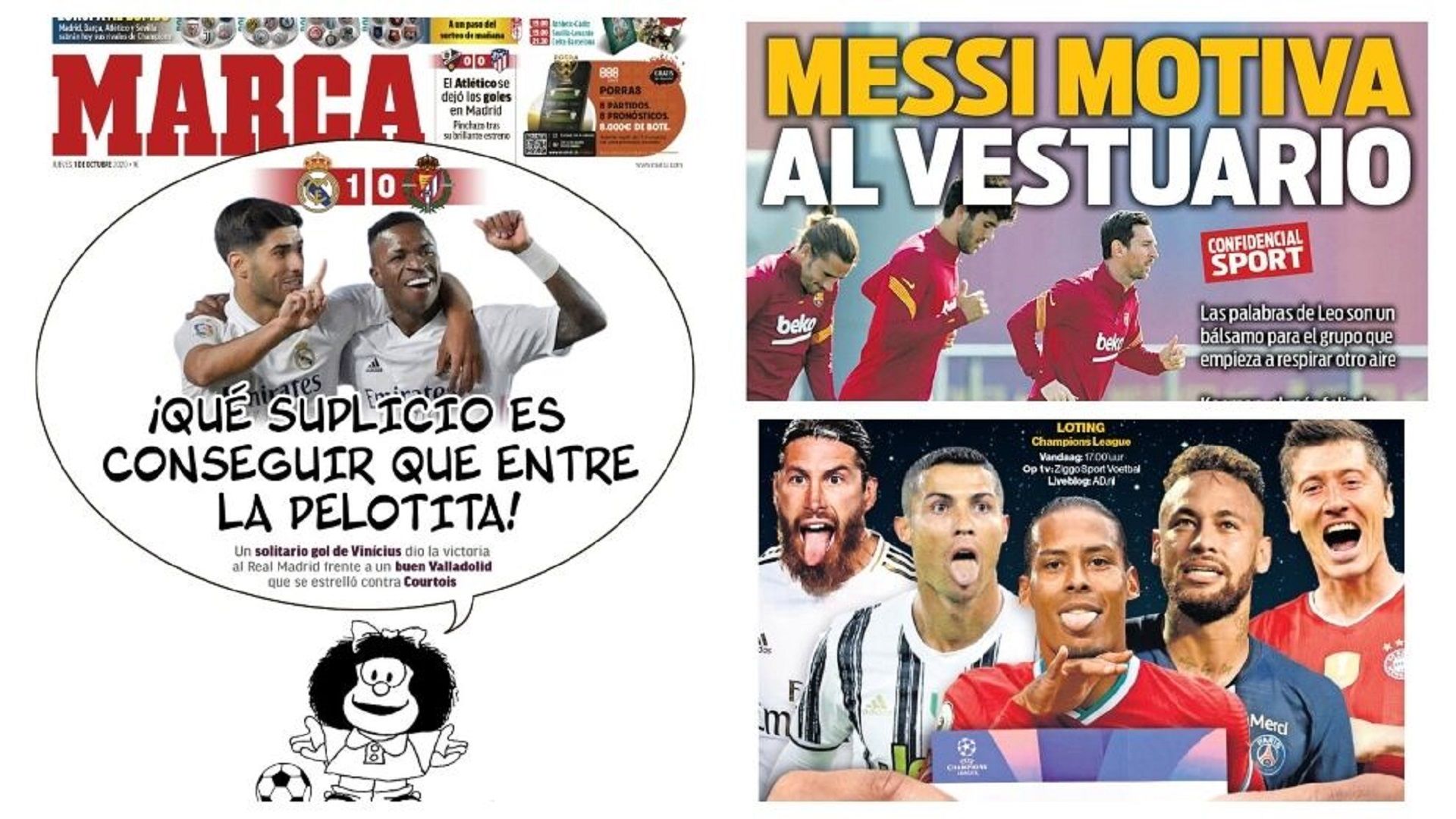 1 October newspapers