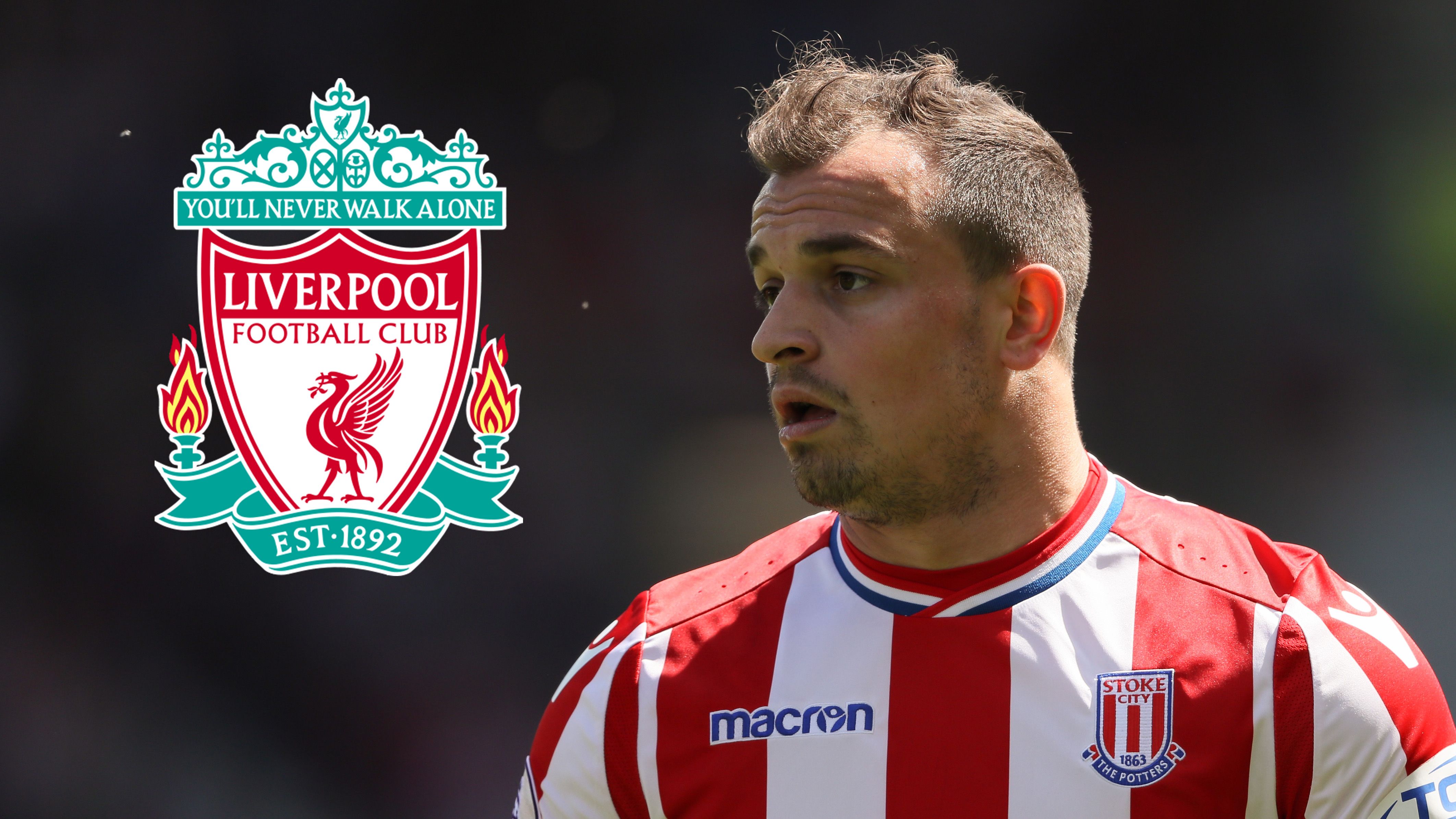 Xherdan Shaqiri Stoke City Liverpool