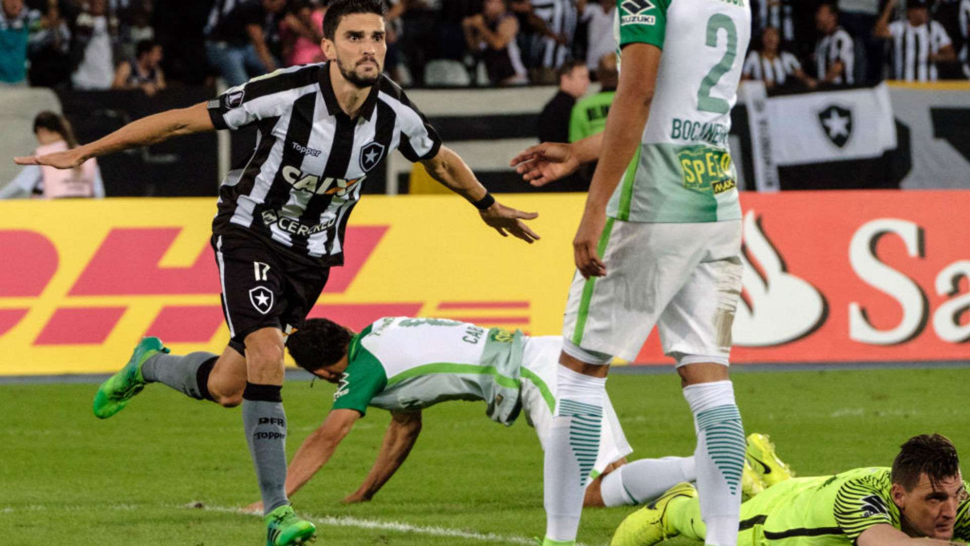 Rodrigo Pimpao Botafogo gol a Atlético Nacional Copa Libertadores 18052017