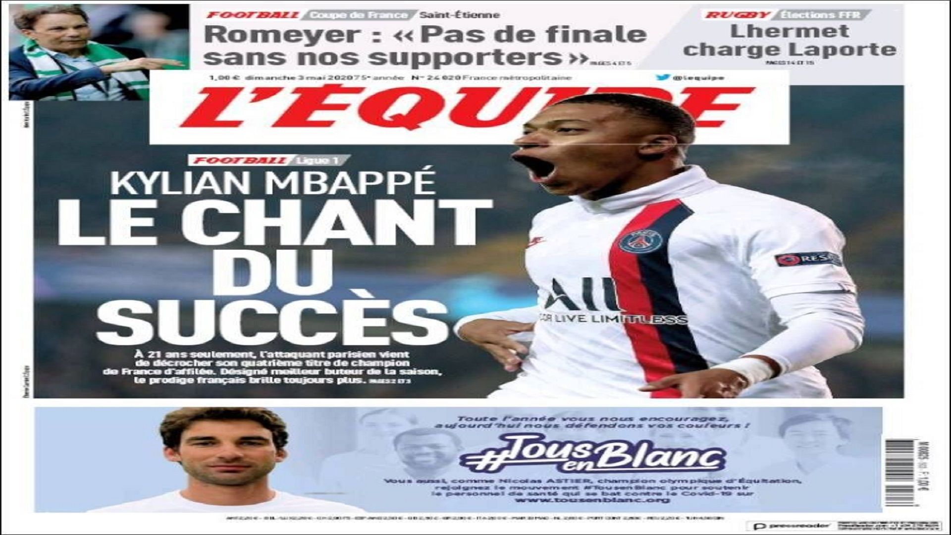 3 May L'Equipe