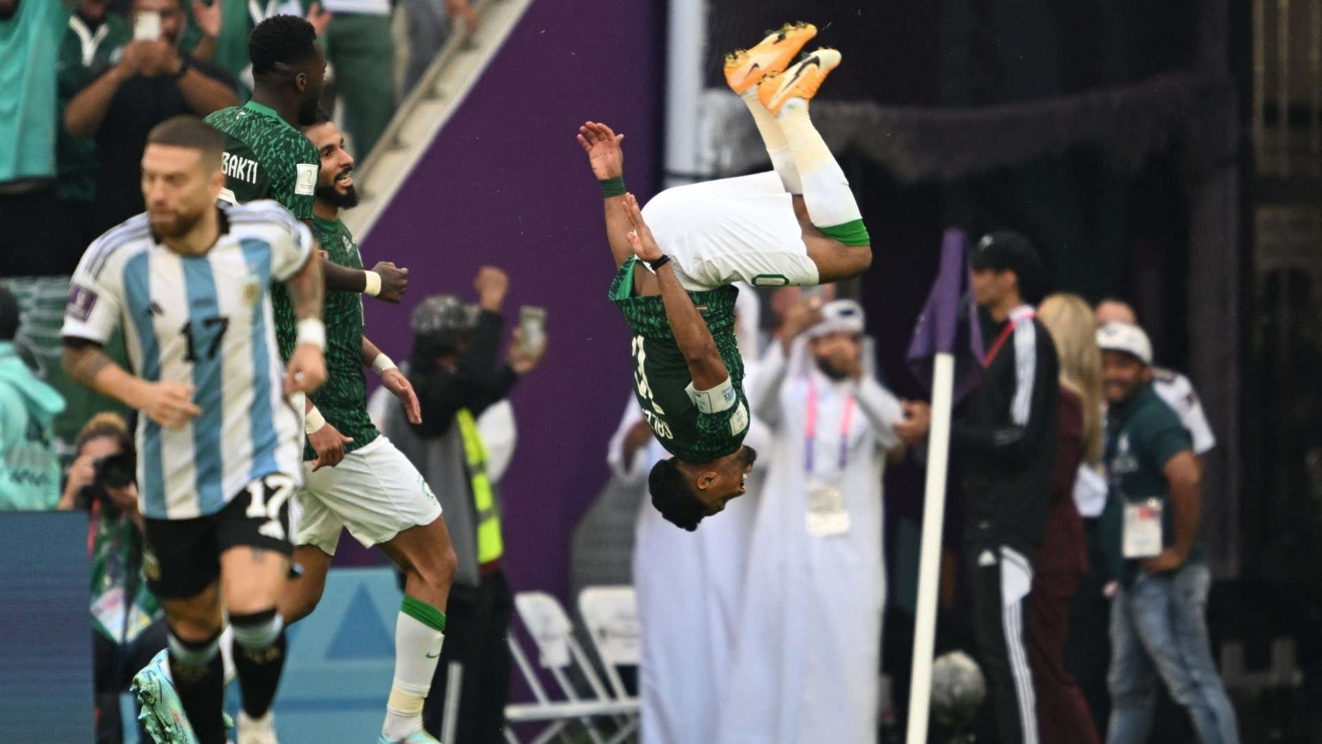 Salem Al-Dawsari celebrate Saudi WC 2022 Argentina