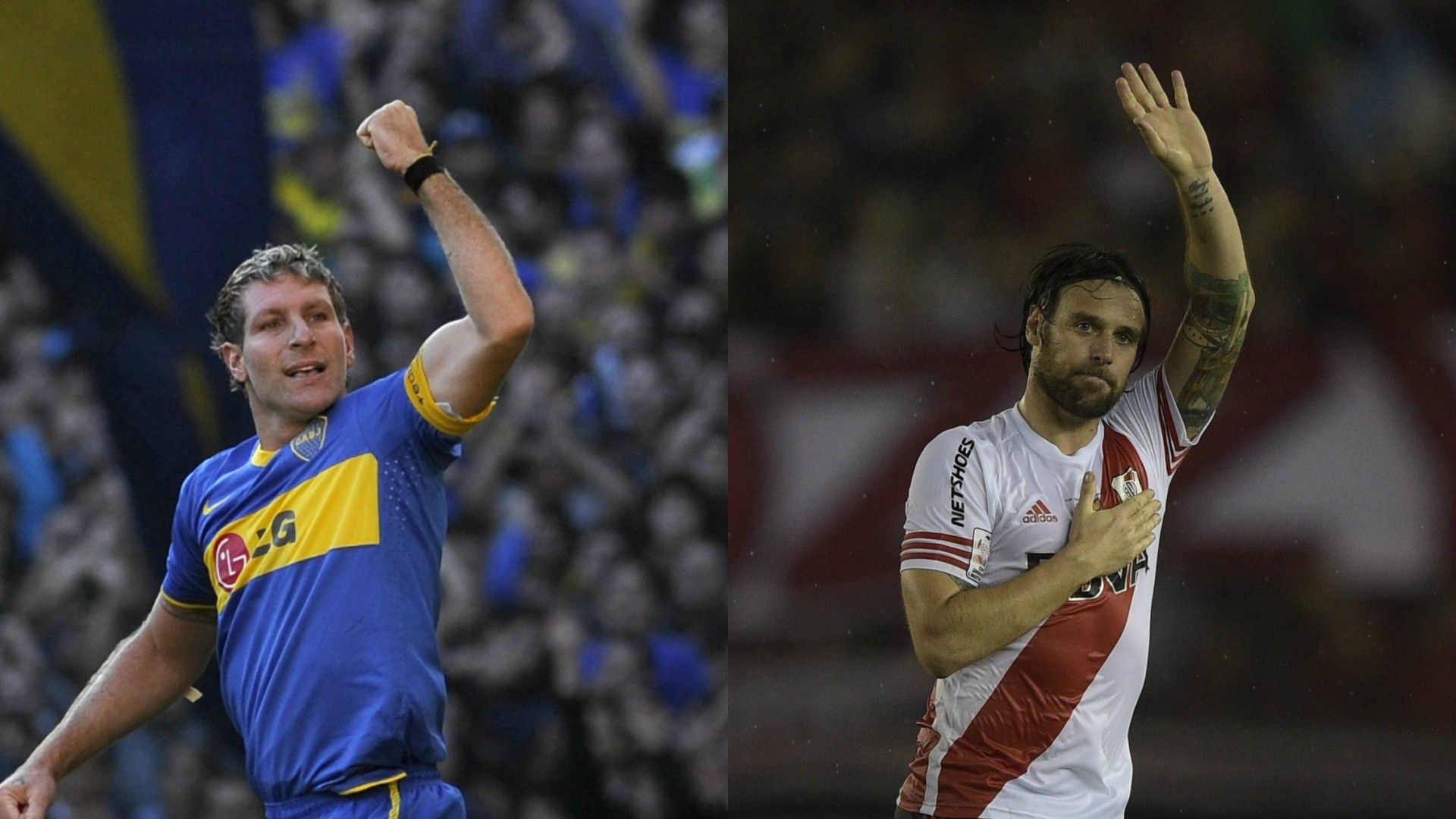 Martin Palermo Fernando Cavenaghi Boca River