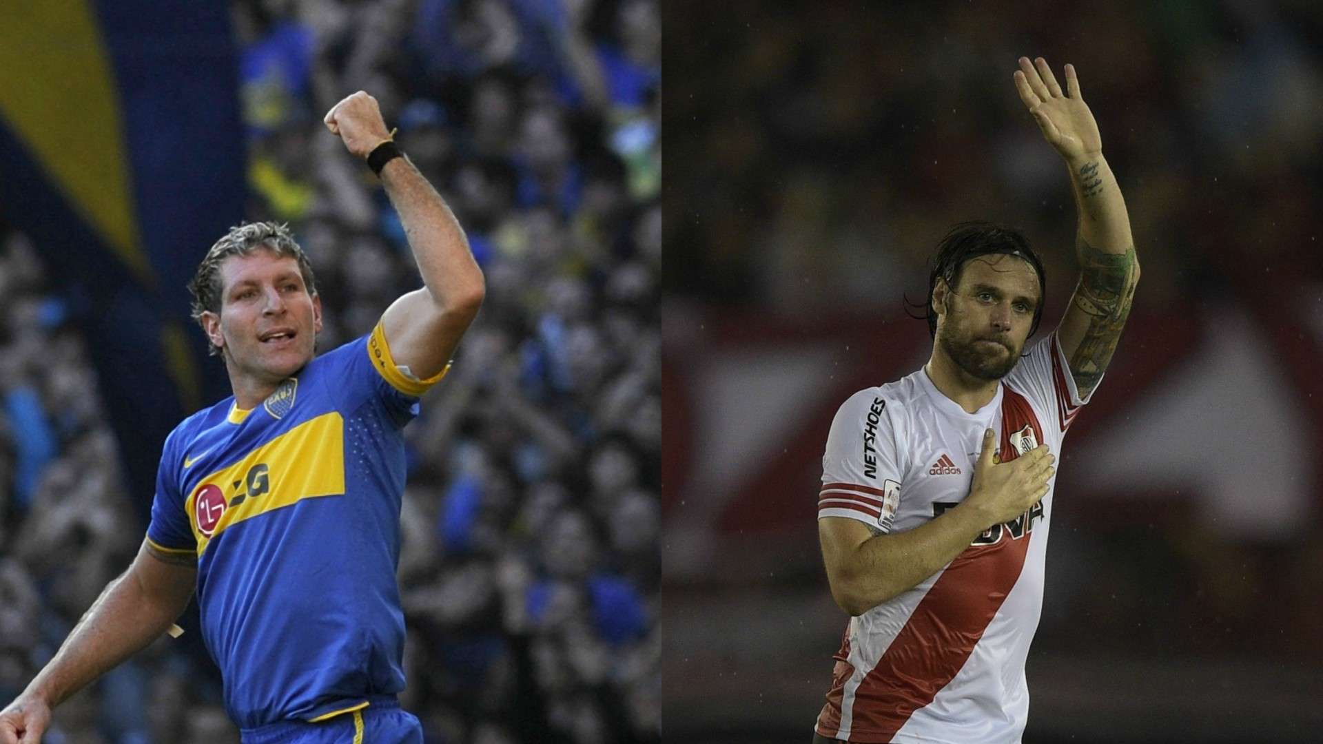 Martin Palermo Fernando Cavenaghi Boca River