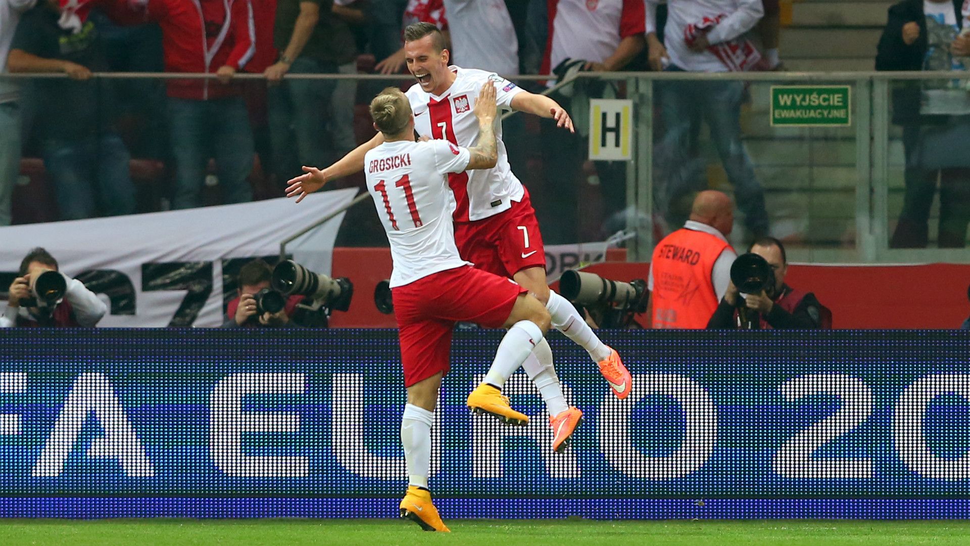 KAMIL GROSICKI ARKADIUSZ MILIK POLAND EC QUALIFICATION 10112014