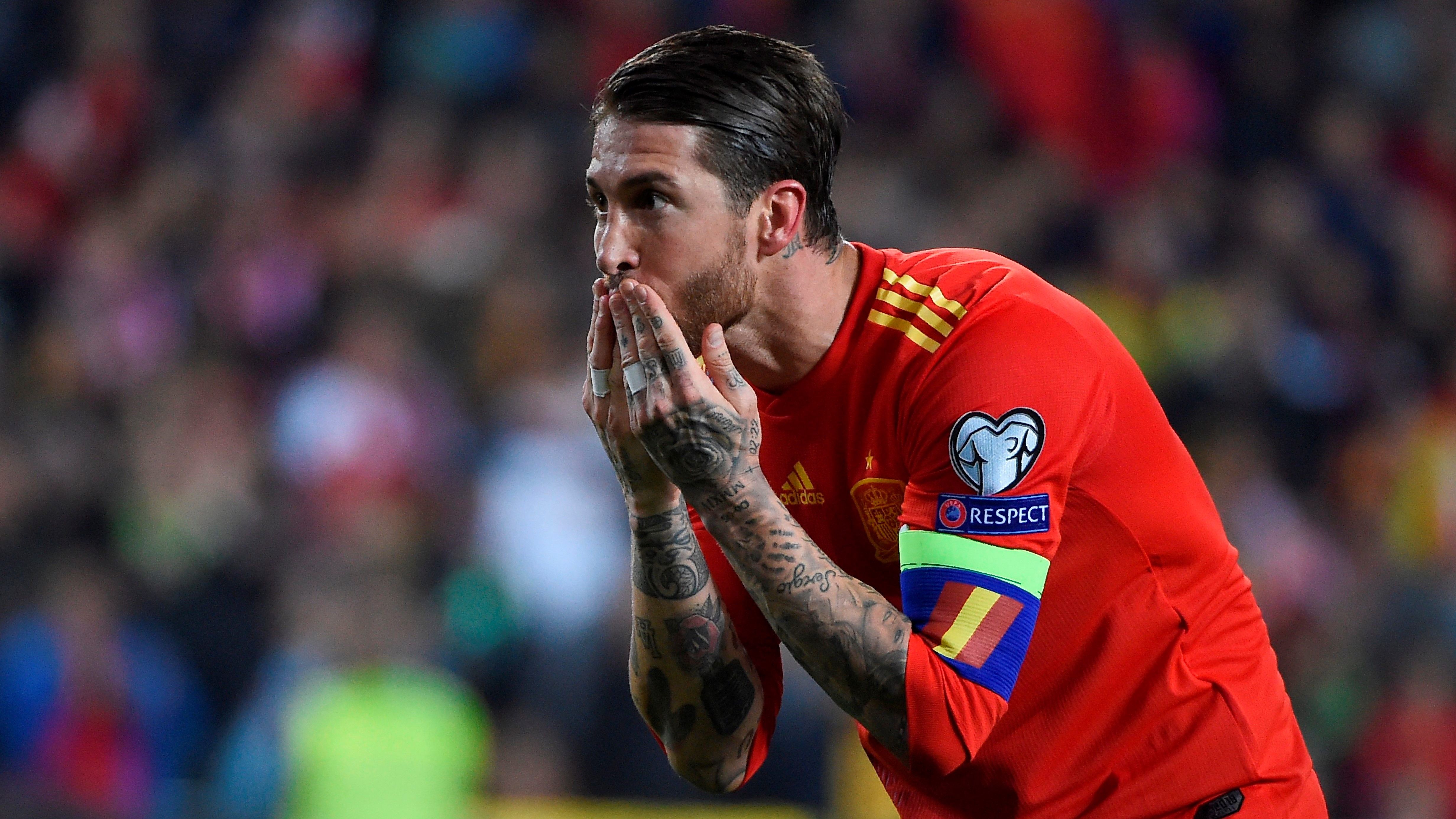 Sergio Ramos España Noruega Spain Norway EURO 23032019