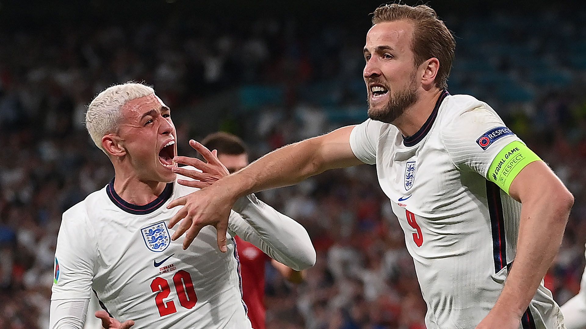 Phil Foden Harry Kane England Euro 2020