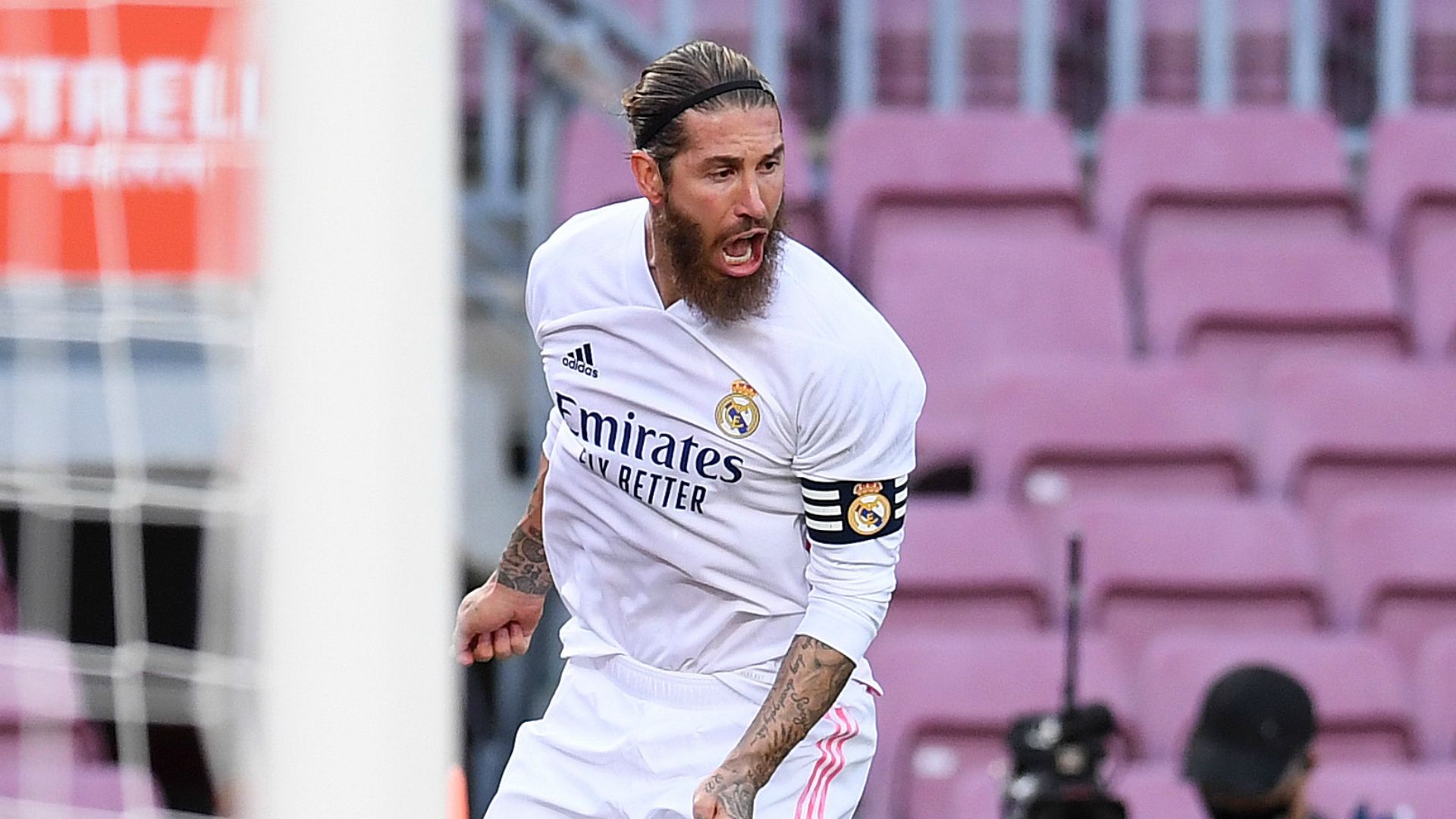 Sergio Ramos celebrates