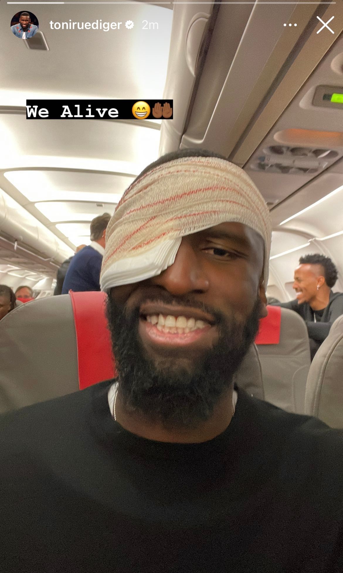 Antonio Rudiger Instagram story