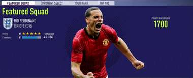 Rio Ferdinand FIFA squad battles