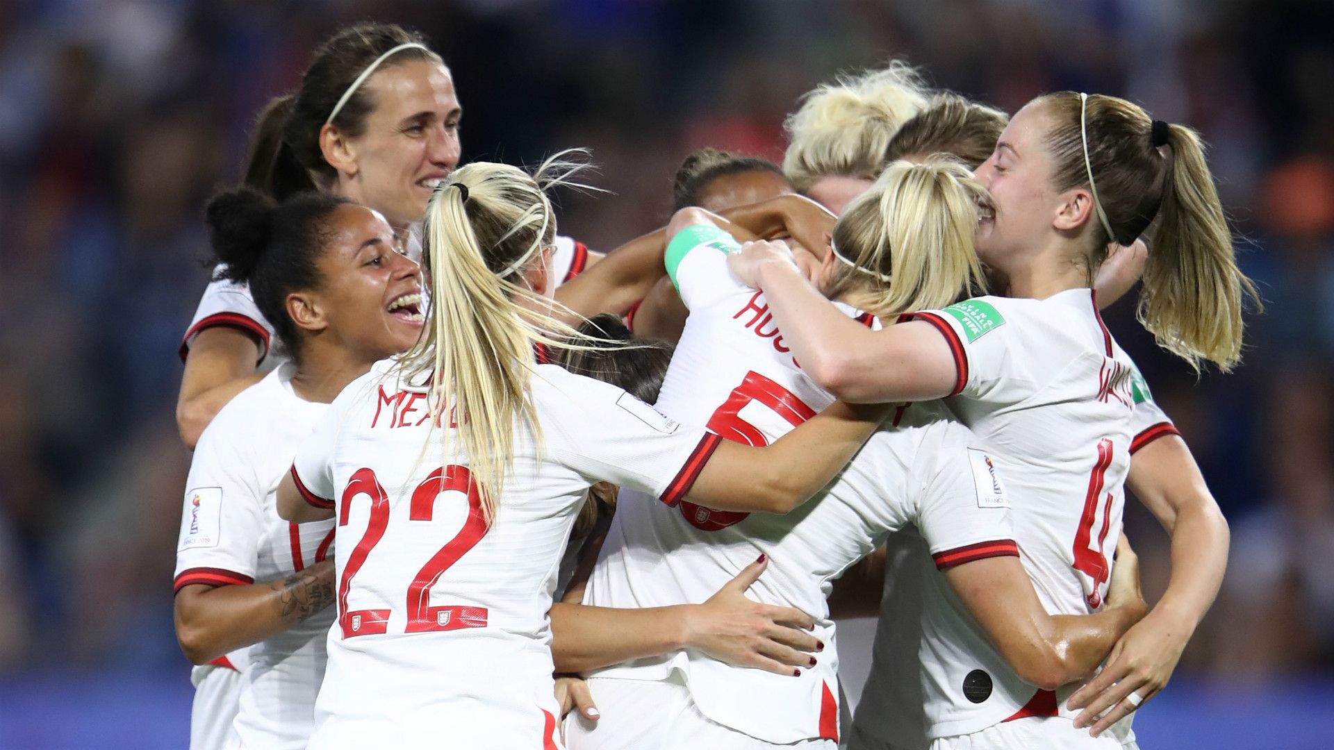 England celebrate 2019