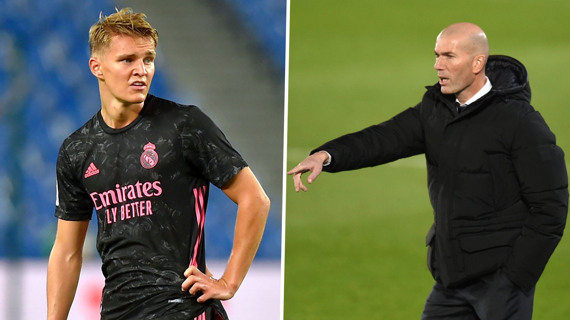 GFX Martin Odegaard Zinedine Zidane