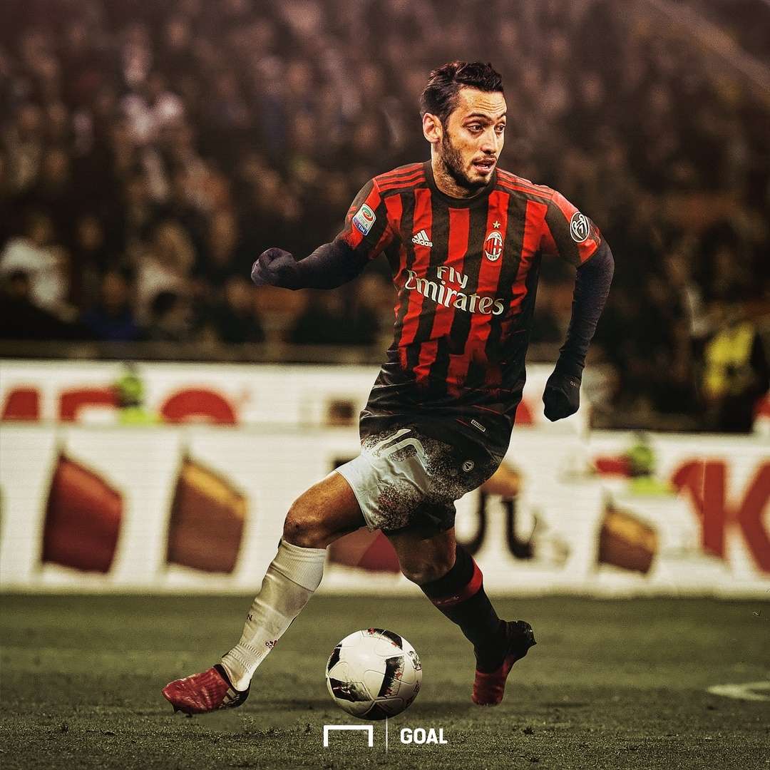 GFX Hakan Calhanoglu AC Milan Shirt Burst