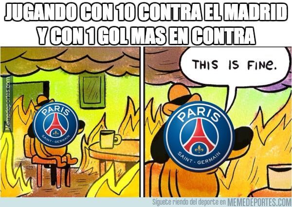 Memes PSG Real Madrid