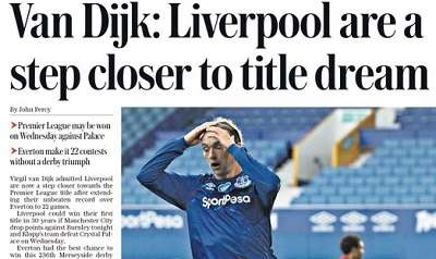 newspapers 22 June embed only Telegraph