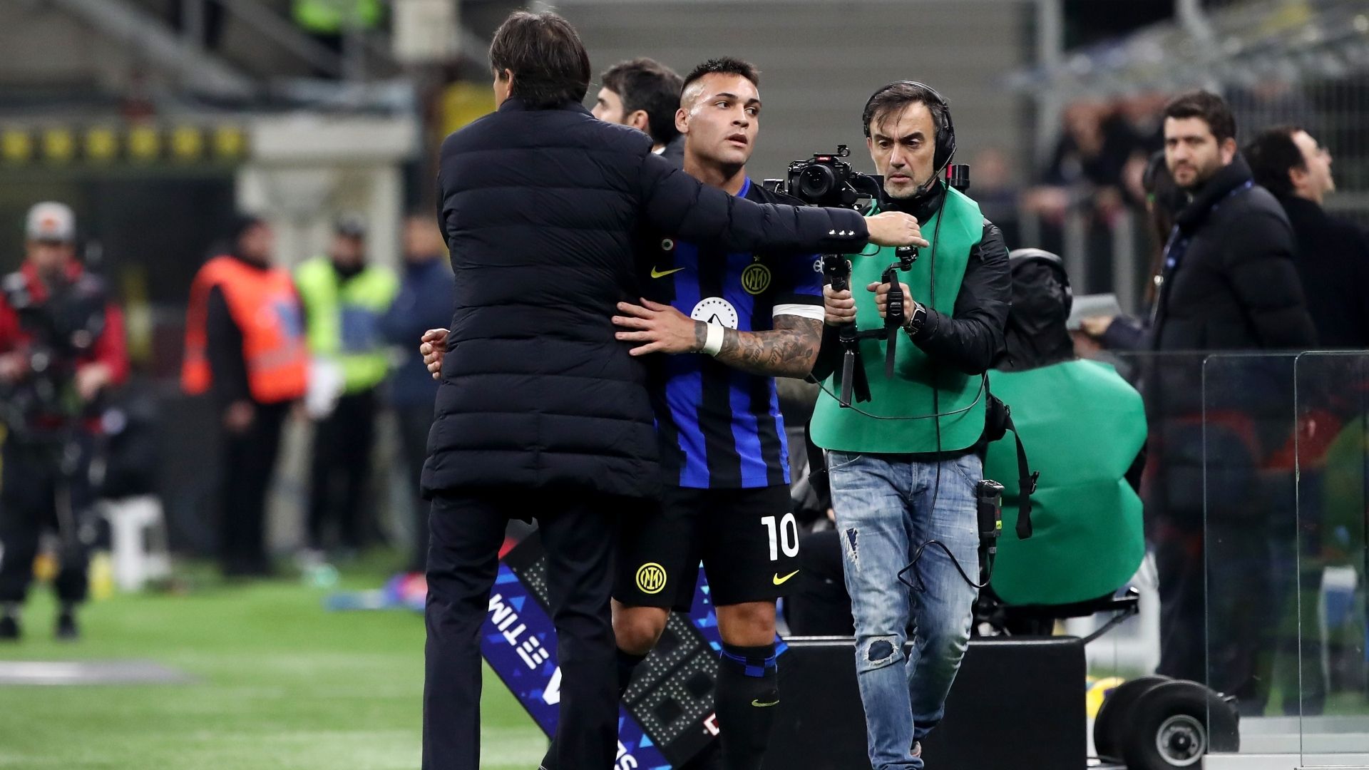 Simone Inzaghi Lautaro Martinez Inter