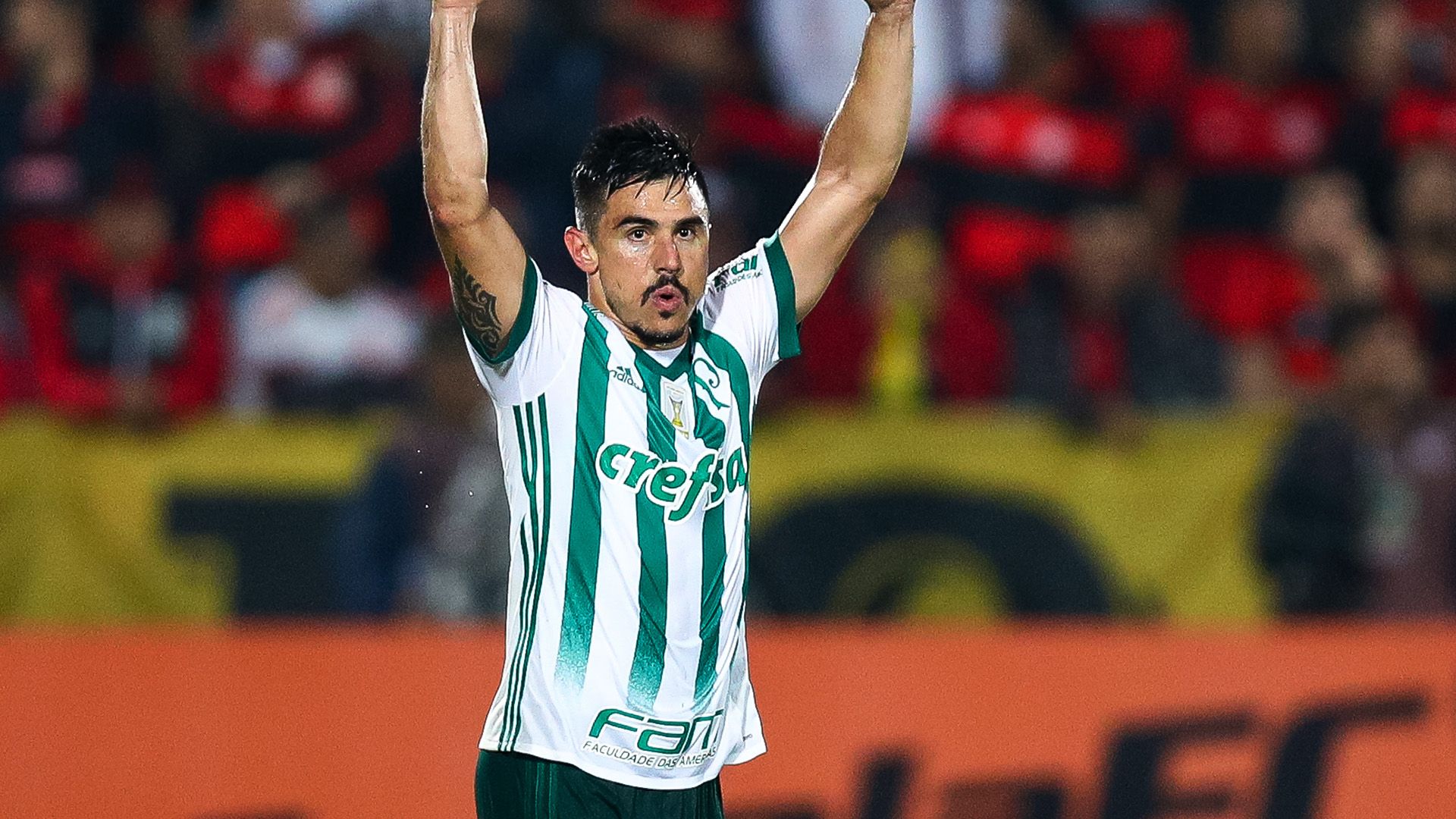 Willian Bigode Palmeiras Flamengo Brasileirao Serie A 19072017