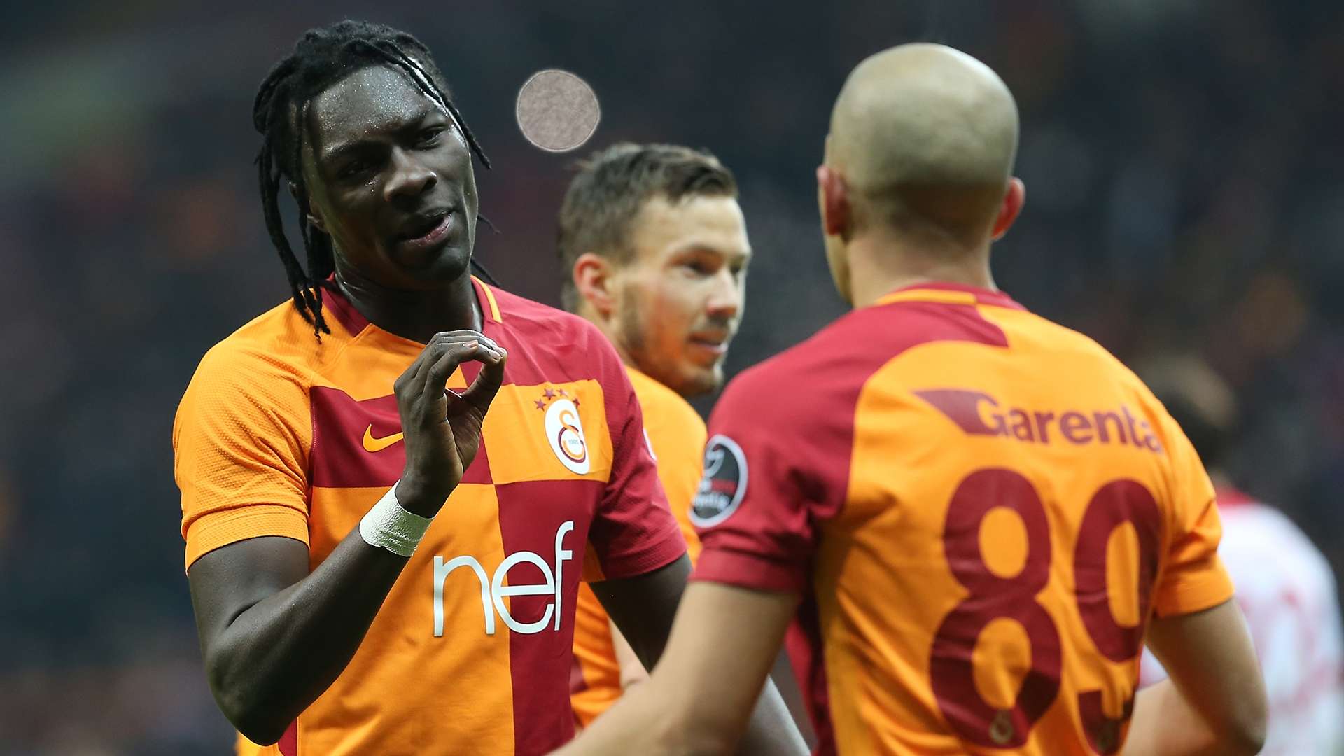 Bafetimbi Gomis Sofiane Feghouli Galatasaray Antalyaspor 02122018