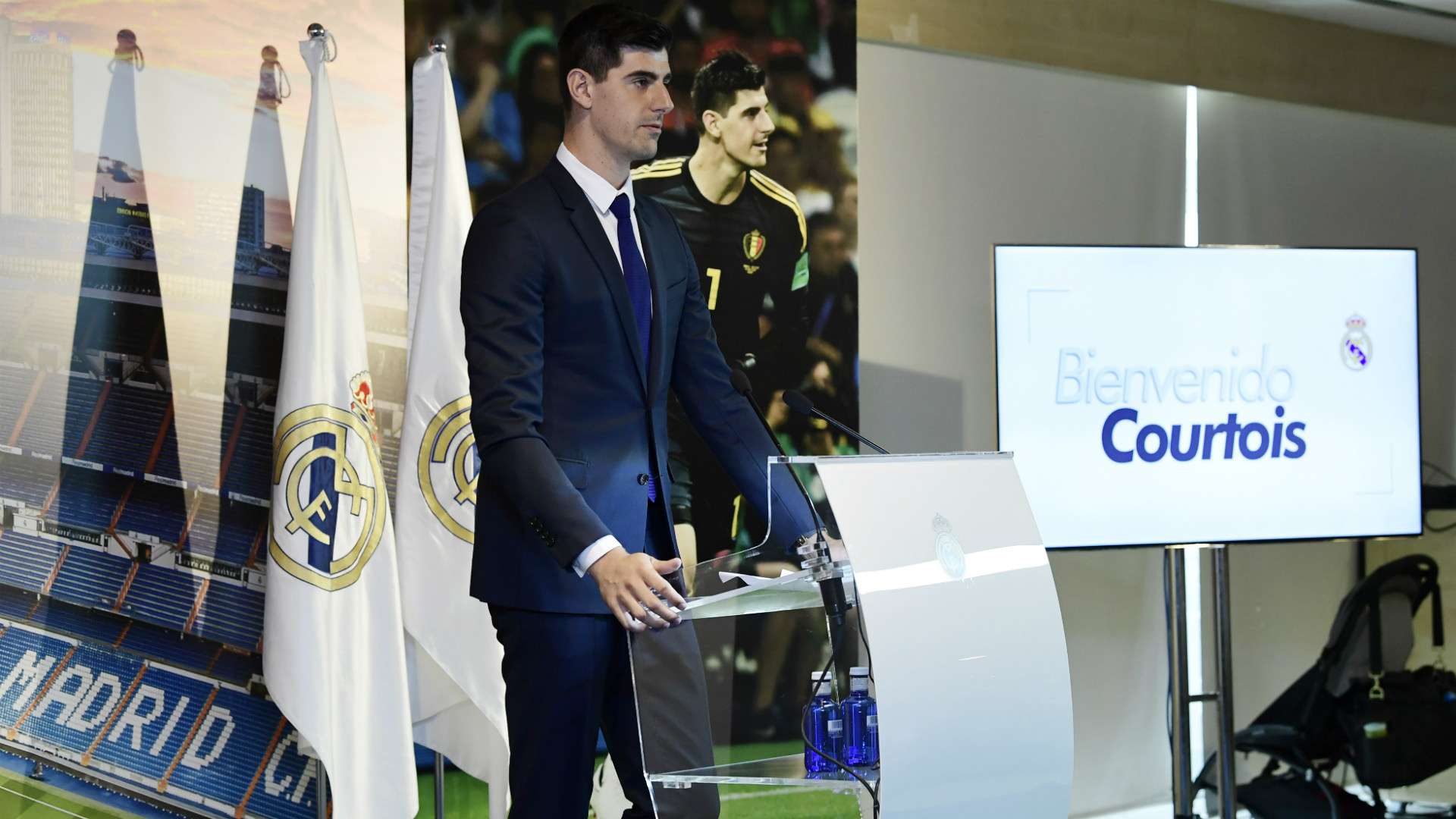 Thibaut Courtois Real Madrid Unveiling