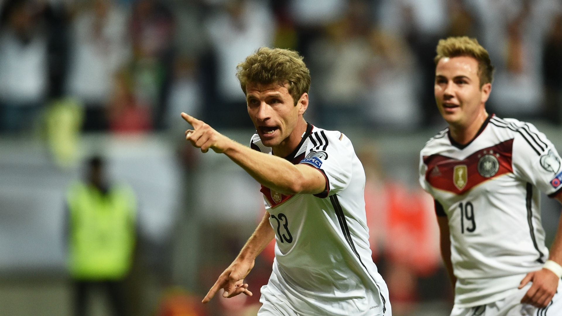 Thomas Muller Germany v Poland Euro 2016 Qualification 04092015