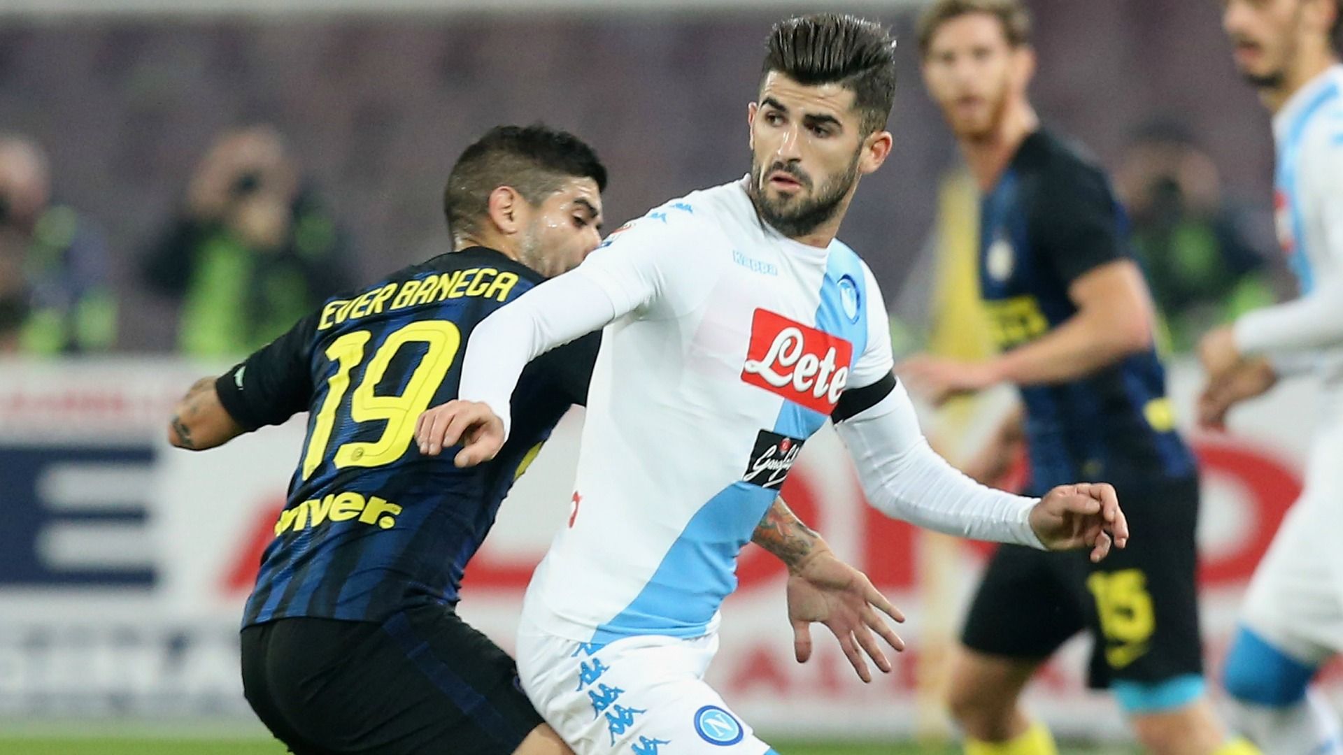 Banega Hysaj Napoli Inter Serie A
