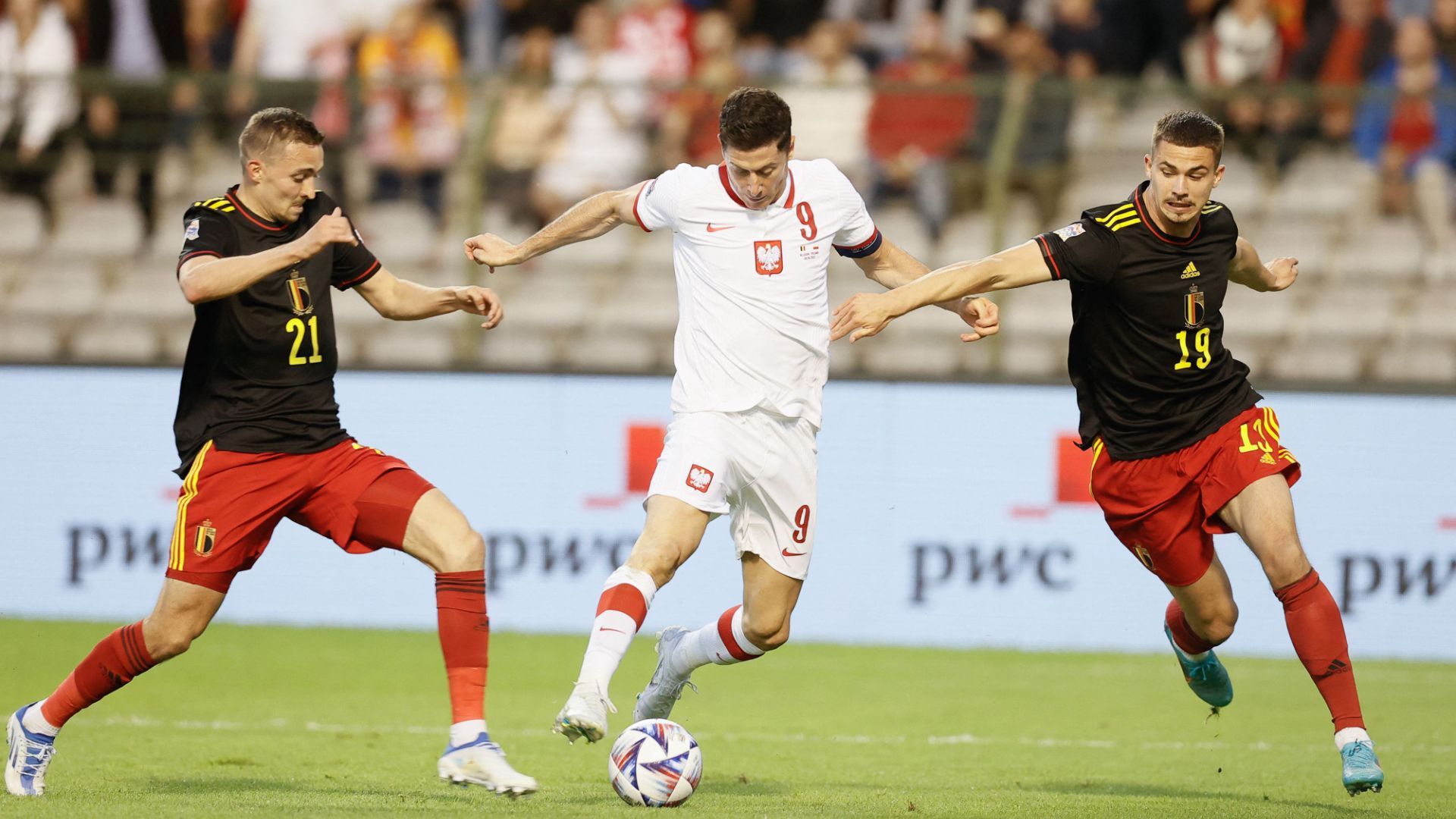 Robert Lewandowski - Belgium vs Poland UEFA Nations League 2022