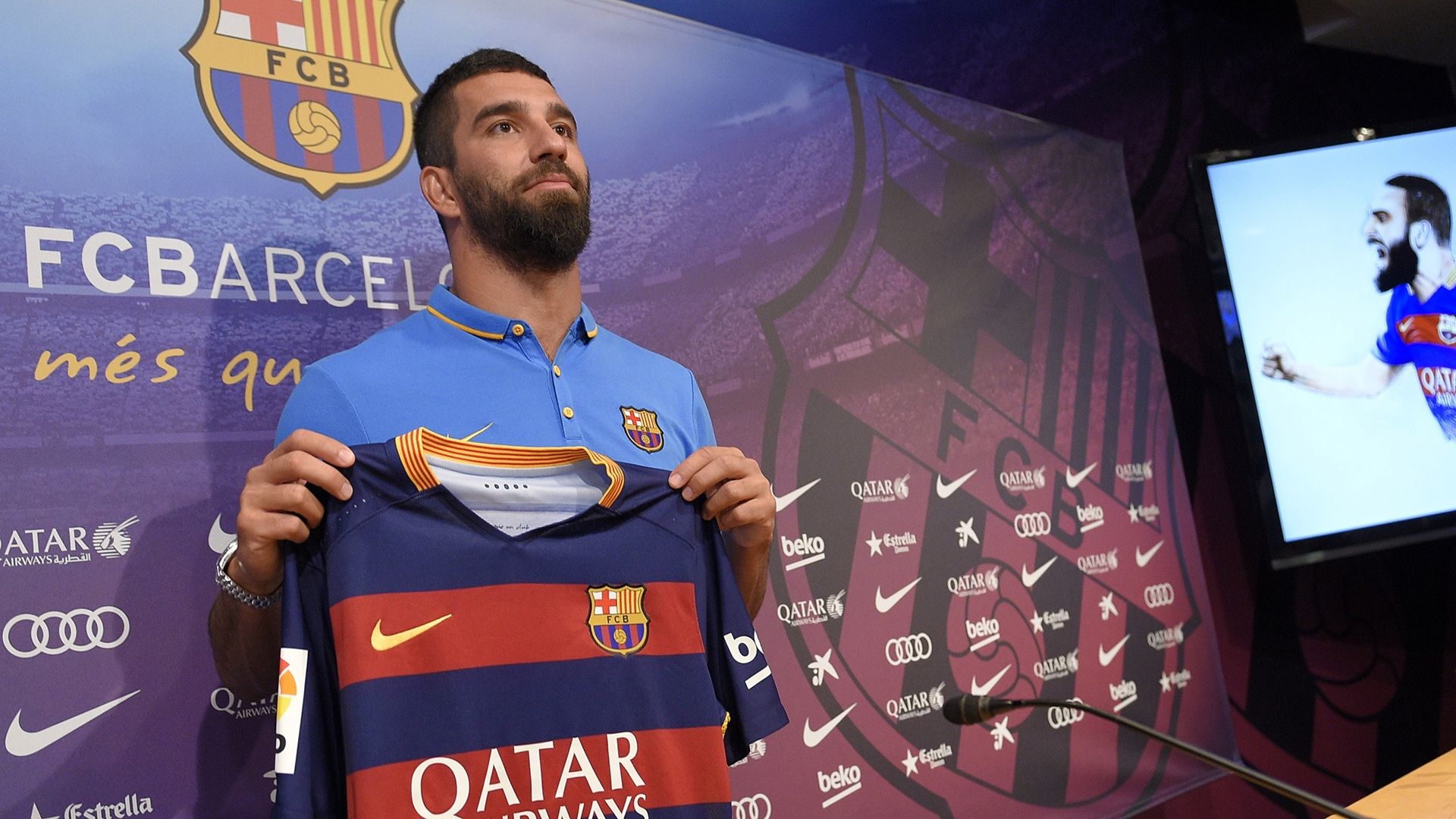 Arda Turan signing Barcelona 2015