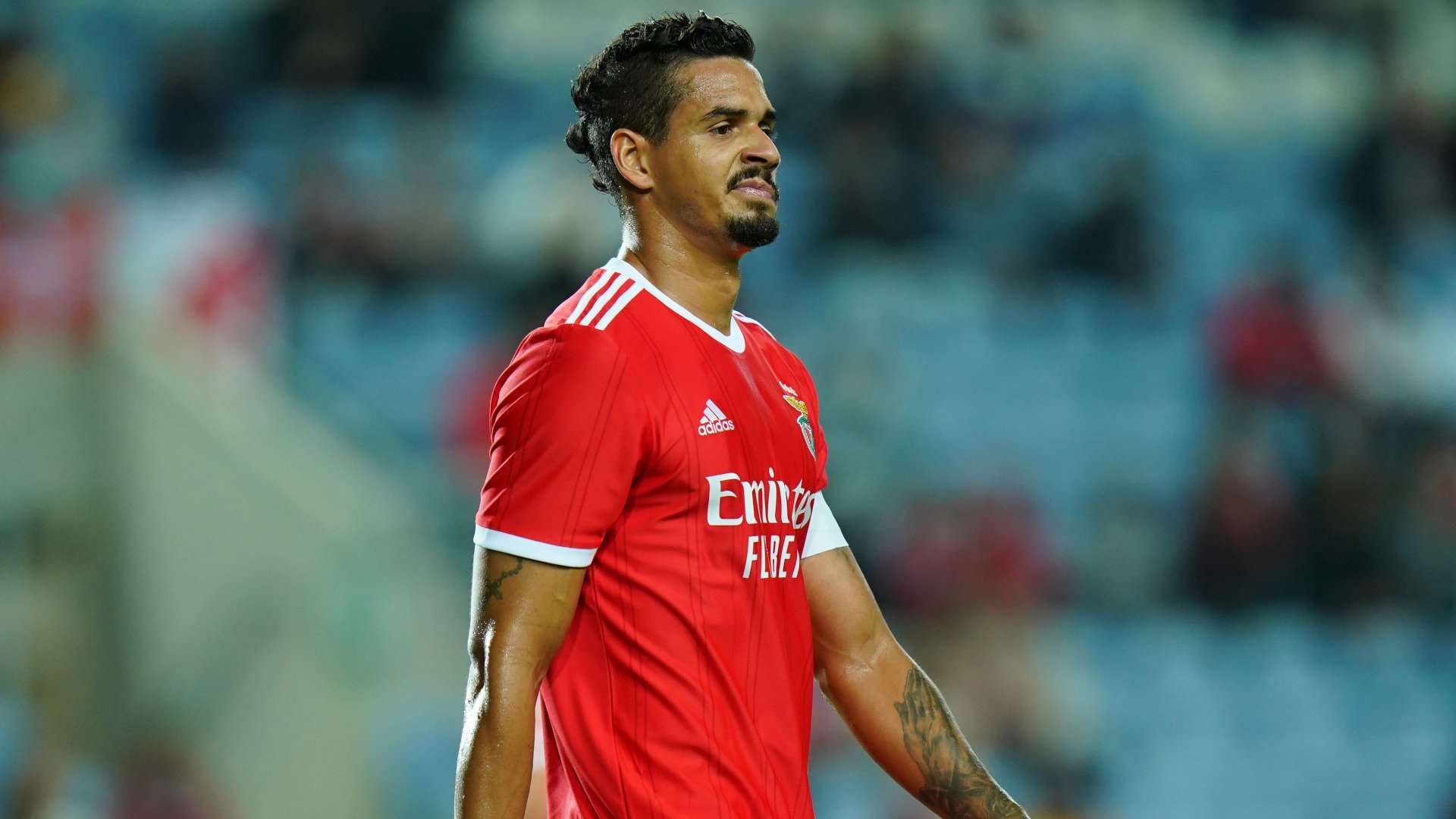 Lucas Veríssimo em jogo do Benfica, 2022