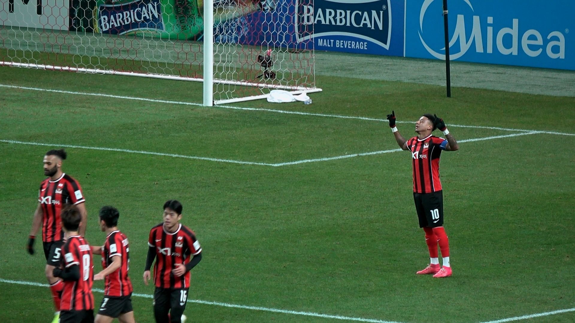 린가드 고별전 선제골