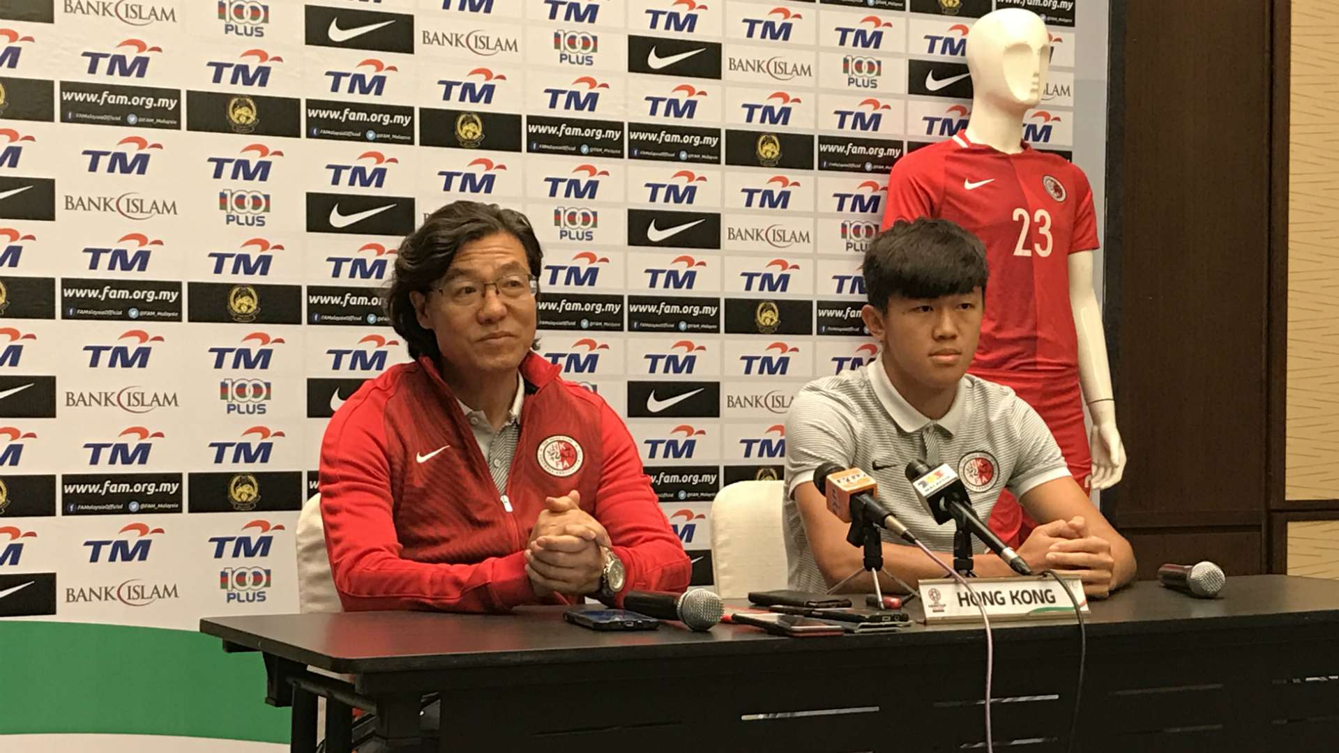 Kim Pan-Gon, Hong Kong, Asian Cup qualifier