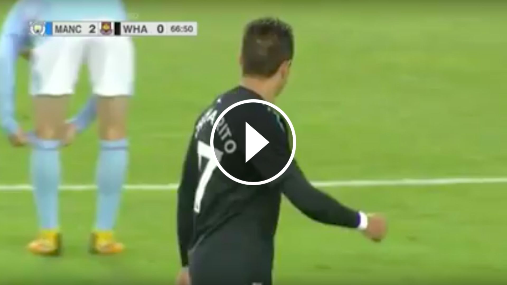 Chicharito - Otamendi play