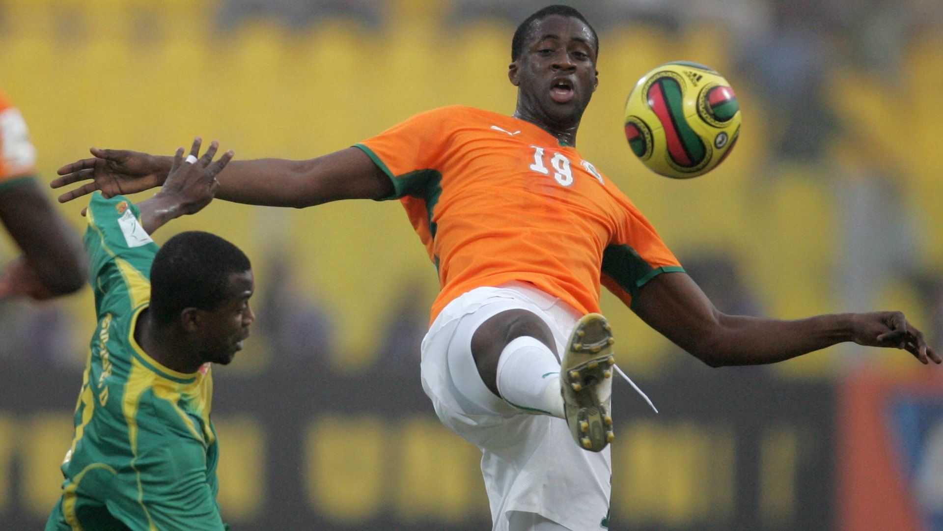 Mahamadou Dissa of Mali, Yaya Toure of the Cote d'Ivoire