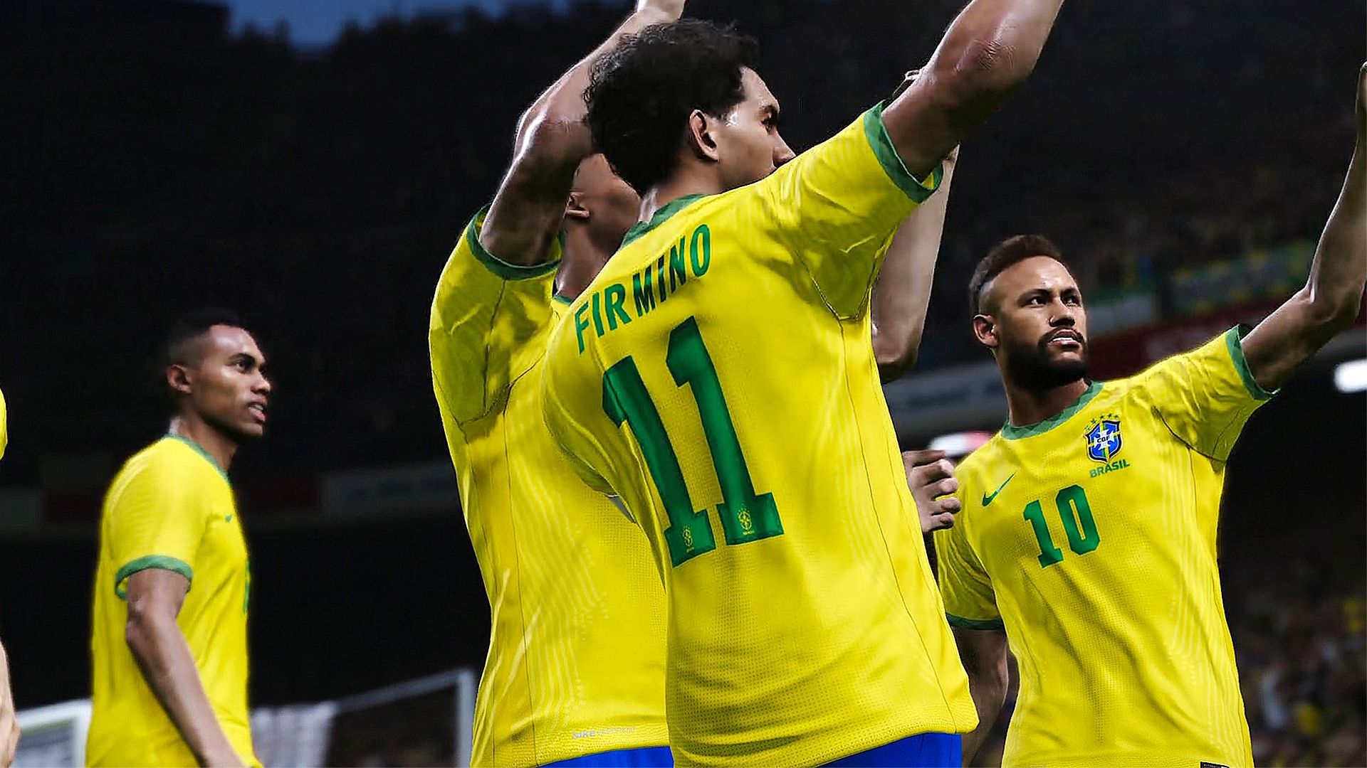 Brasil x Argentina - simulação PES 2021