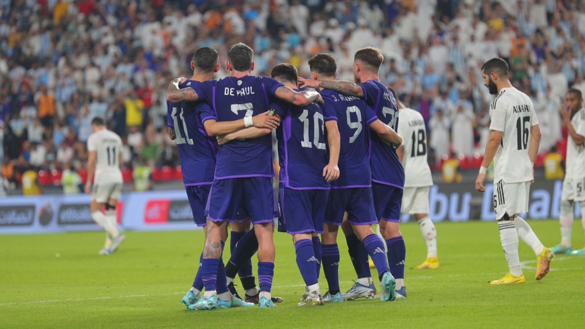 argentina emiratos arabes amistoso 16112022