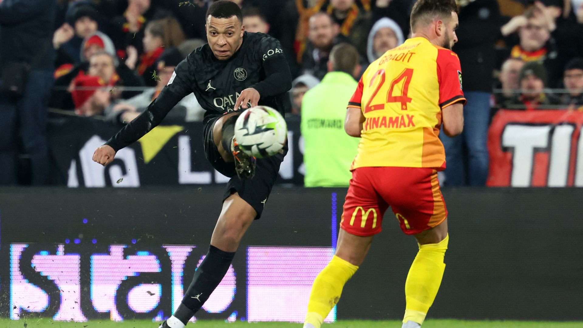 Kylian Mbappe Lens PSG Ligue 1 14012024