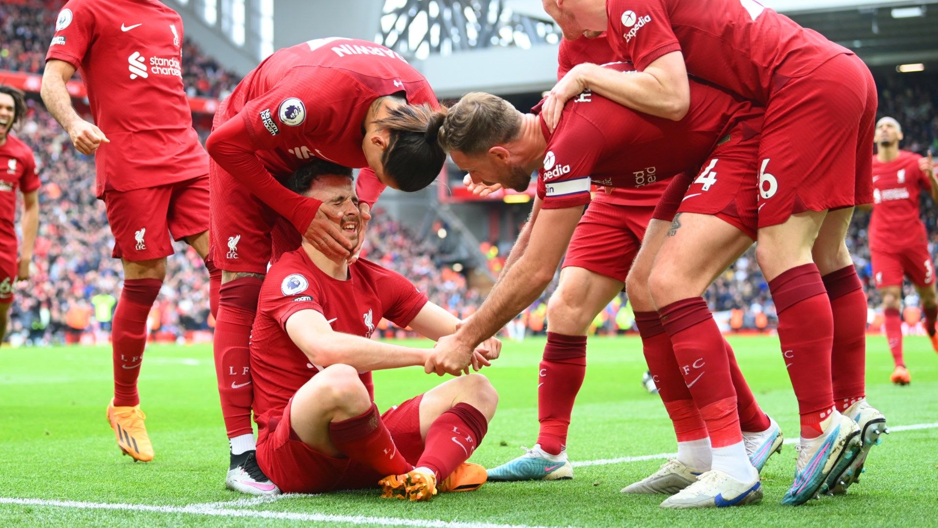 Diogo Jota Liverpool Tottenham Premier League 2022-23