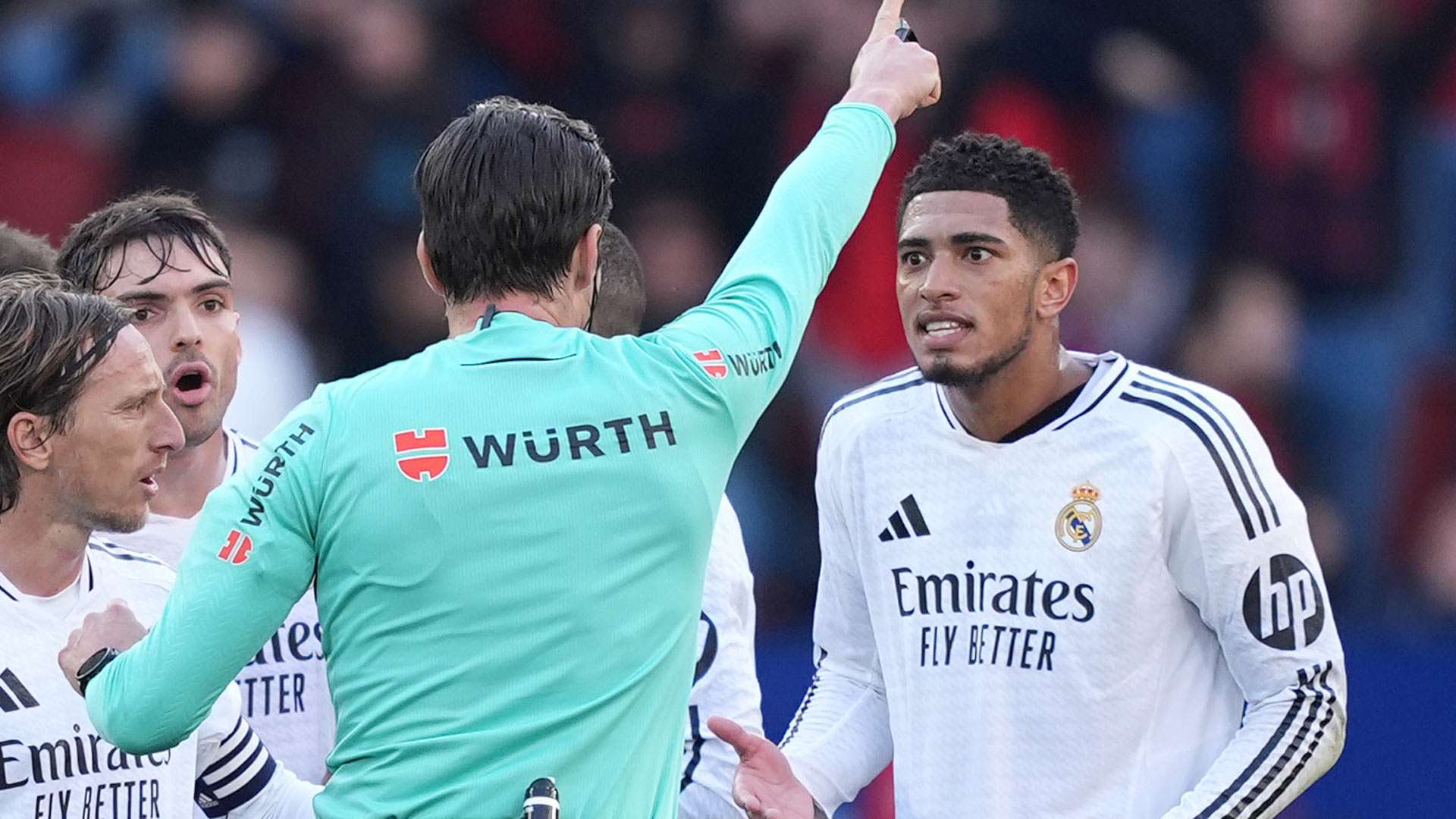 Real Madrid 'are considering leaving LaLiga over Jude Bellingham red card row'