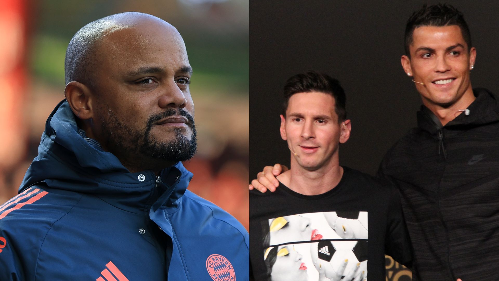 Vincent Kompany Lionel Messi Cristiano Ronaldo