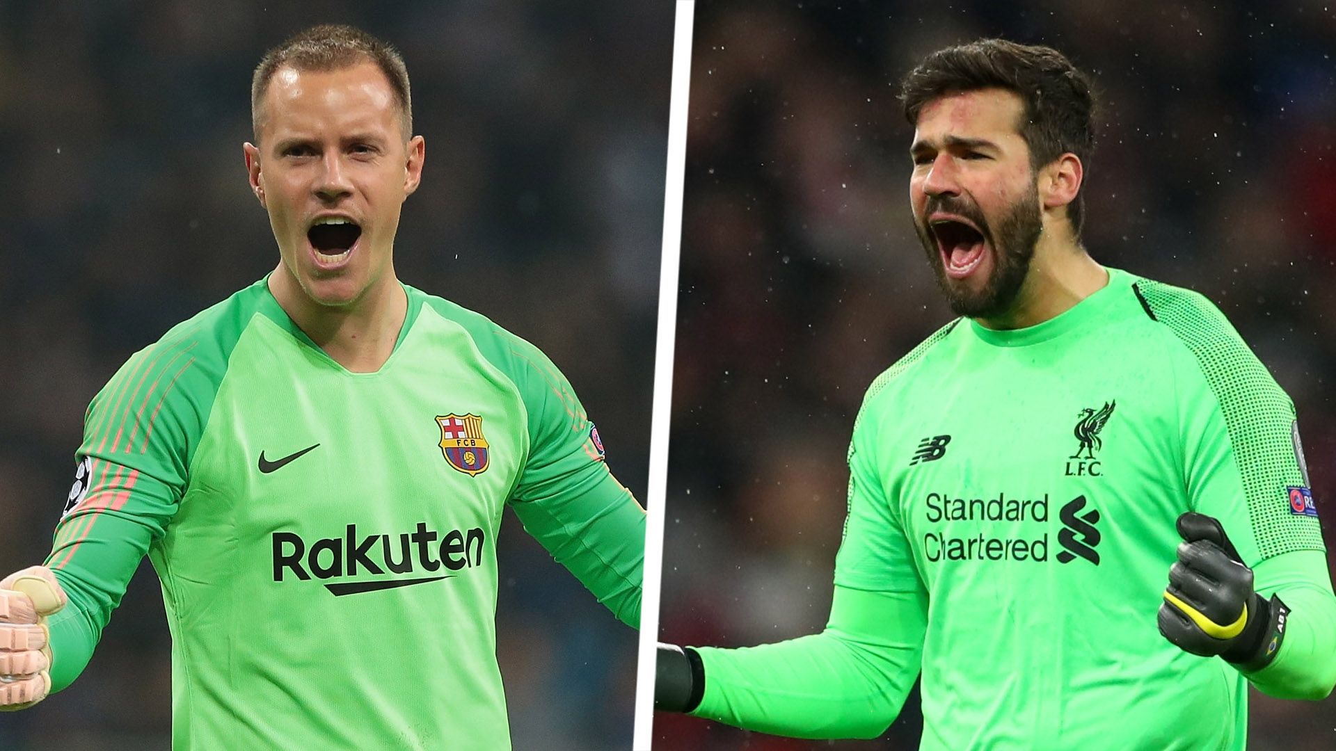 Ter Stegen Alisson split