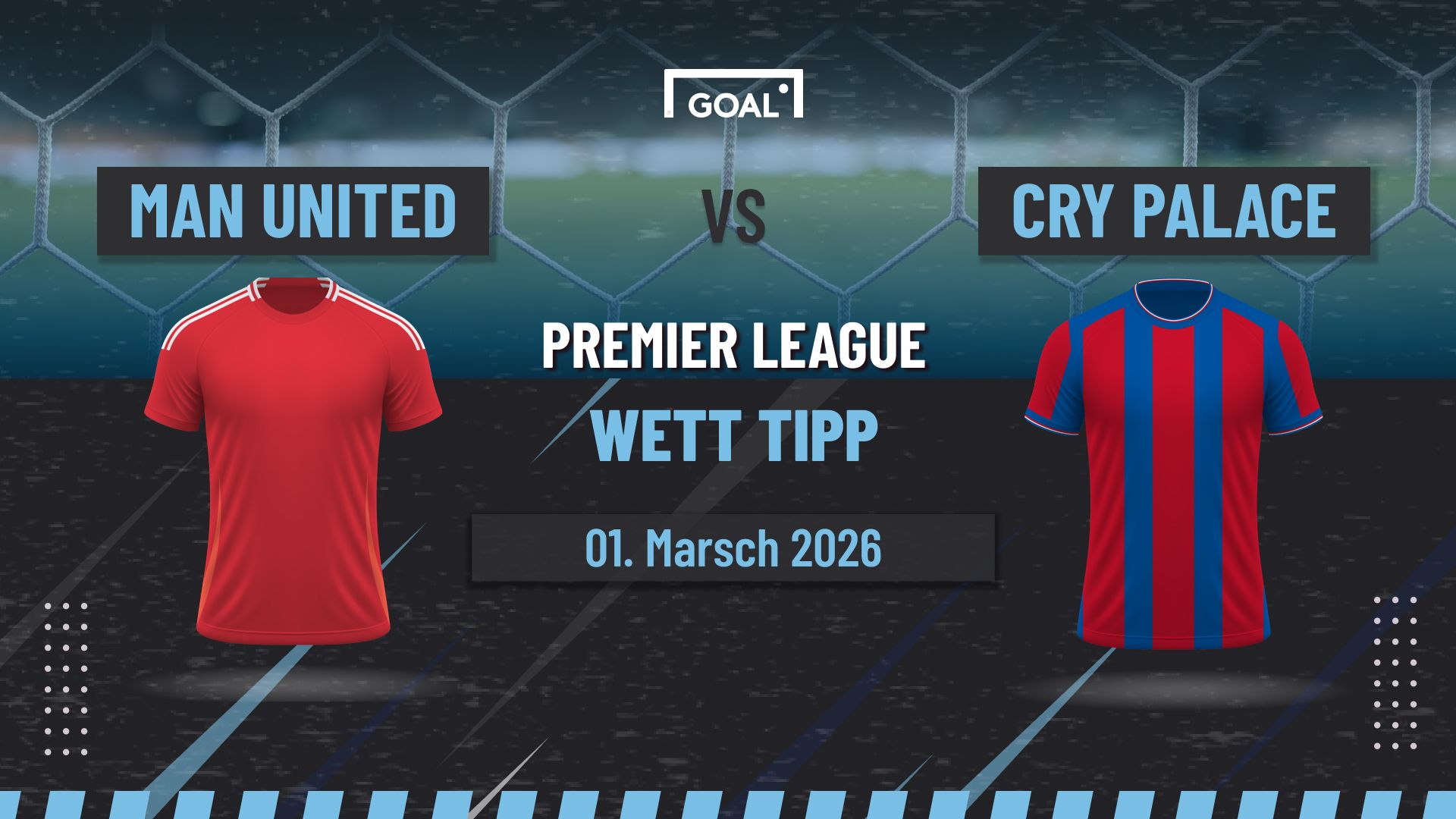 Manchester United vs Crystal Palace Prognosen