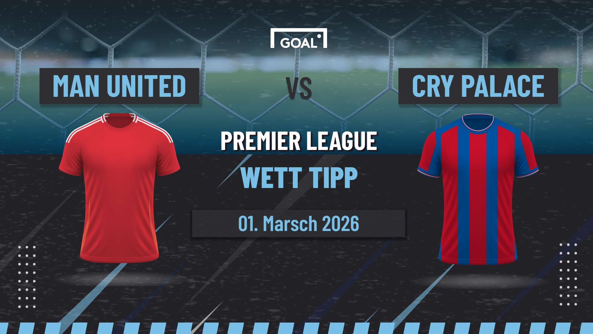 Manchester United vs Crystal Palace Prognosen