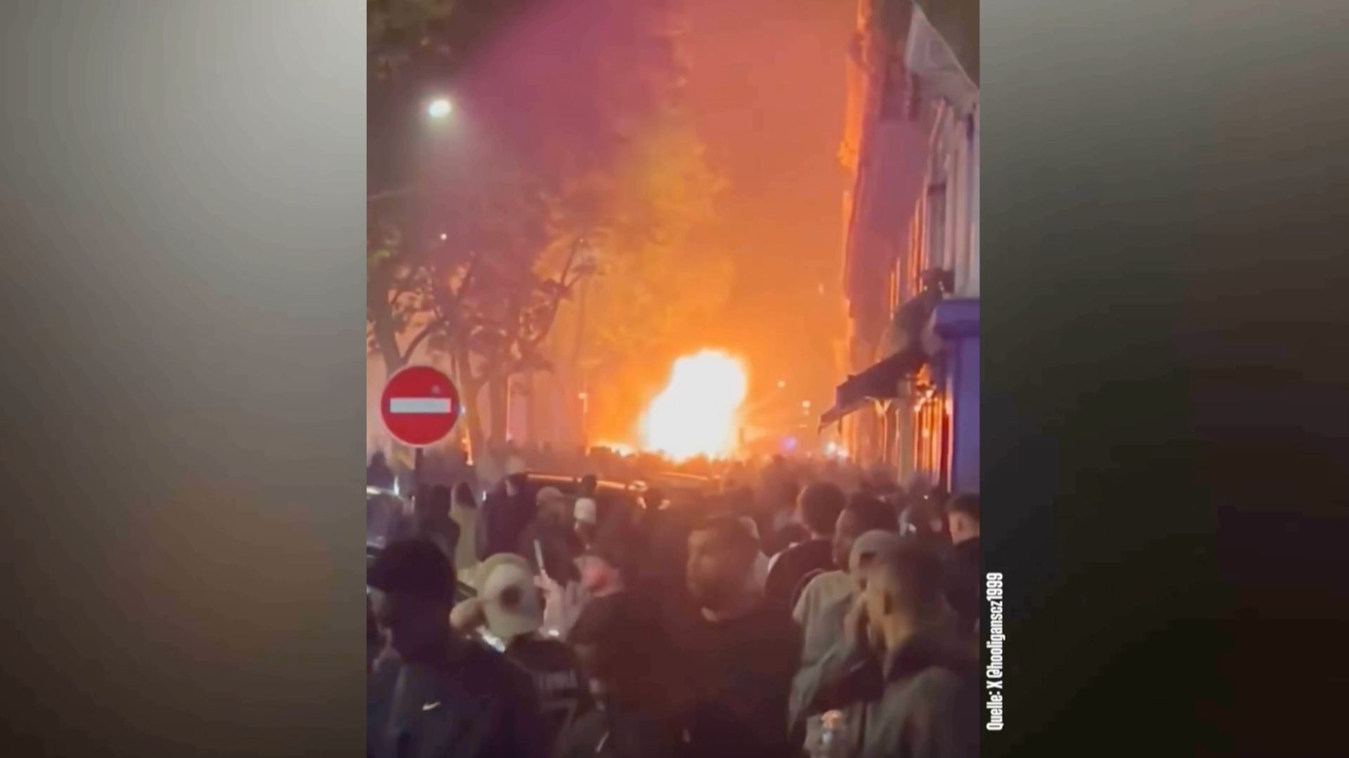 Auto in Flammen und 43 Festnahmen! PSG-Fans eskalieren nach Finaleinzug