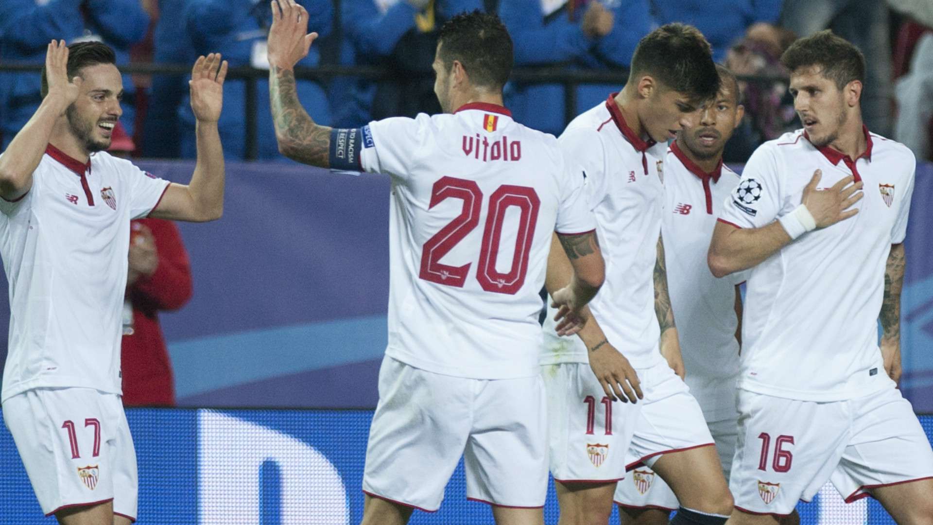 Vitolo Pablo Sarabia Sevilla Leicester Champions League