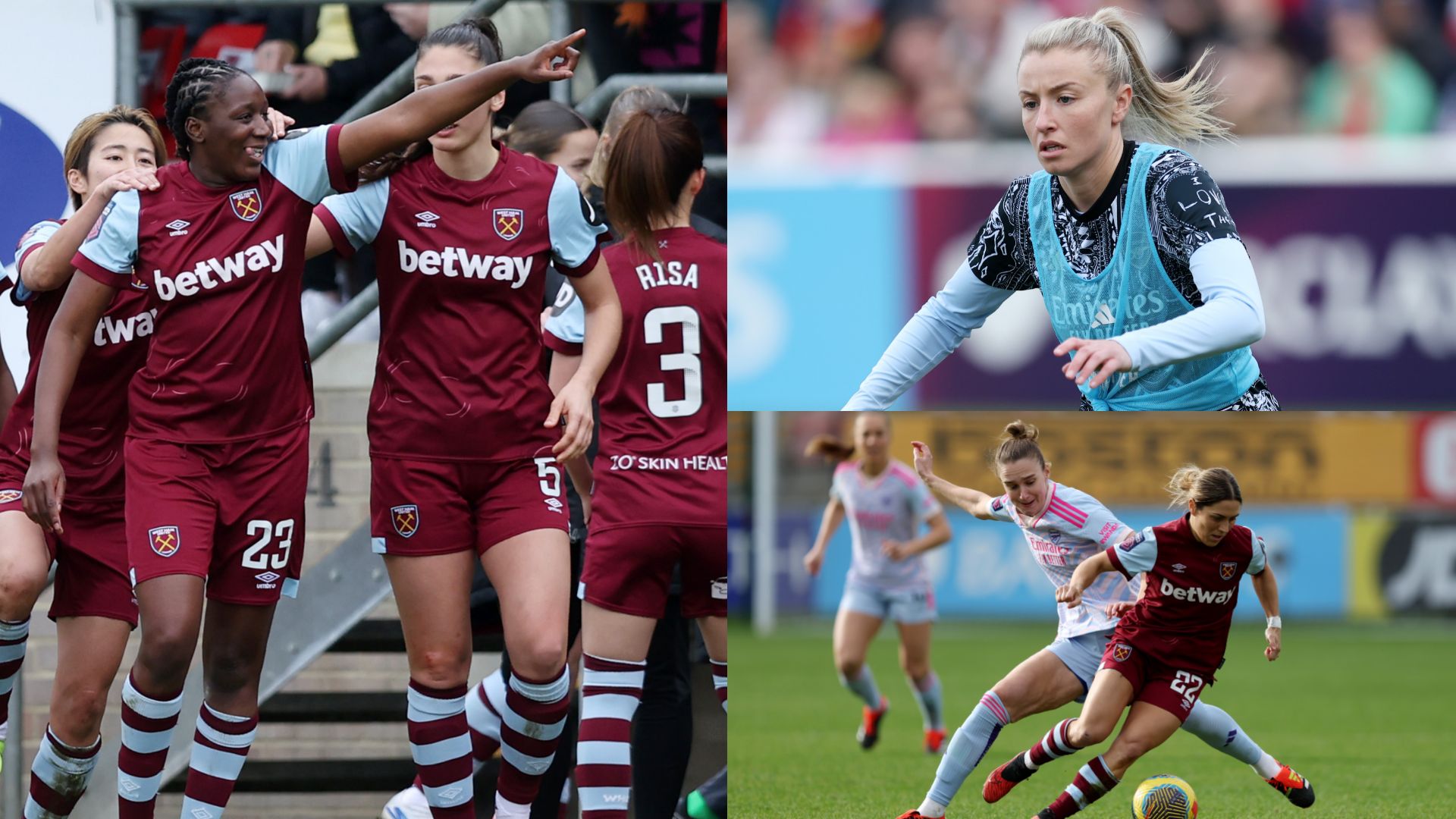 West Ham Arsenal WSL 2023-24