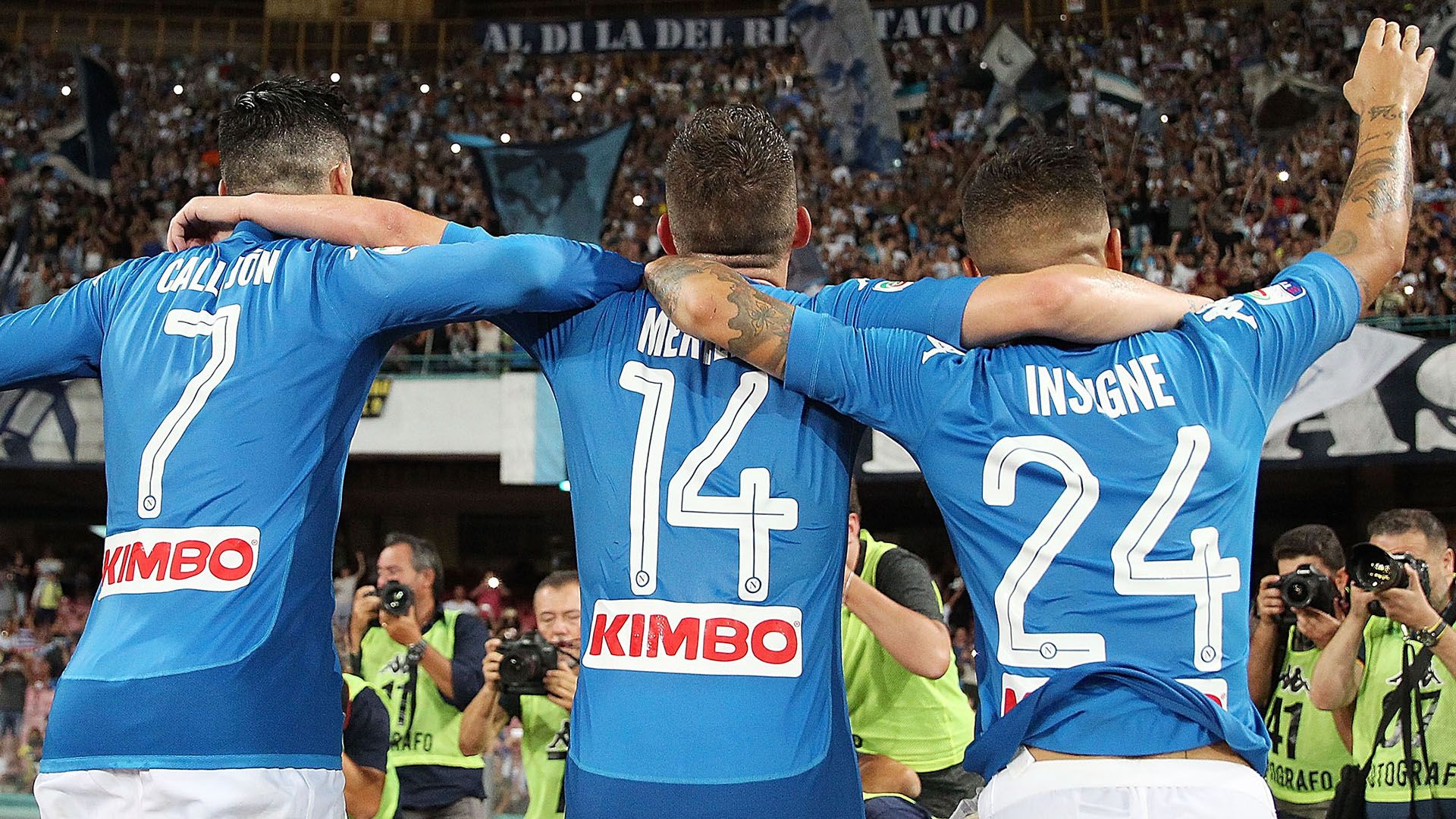 Mertens Insigne Callejon Napoli