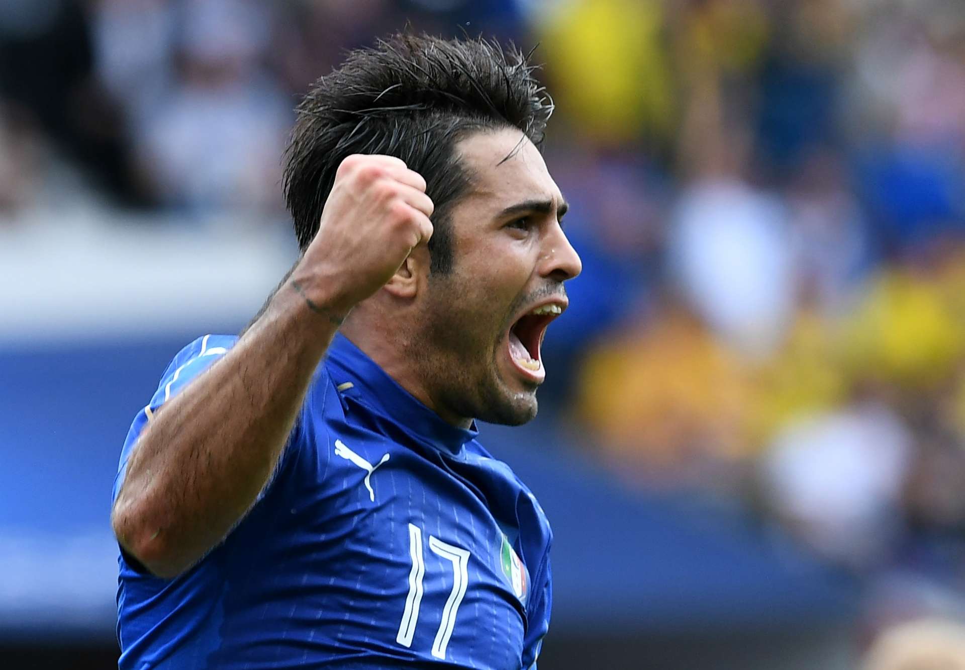 Eder scores for Italy Sweden Euro 2016